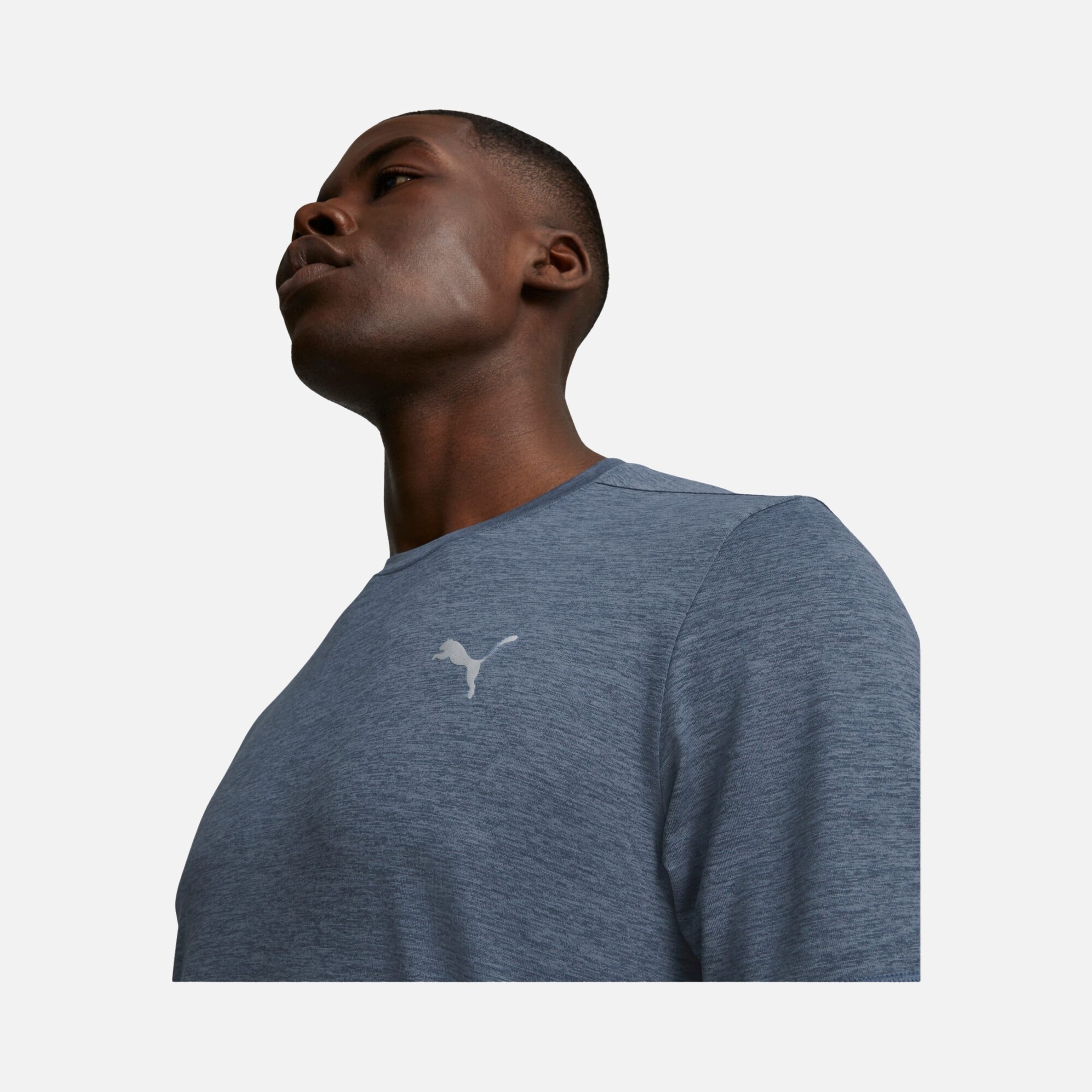 Puma Run FAVOURITE Heather Short-Sleeve Erkek Tişört