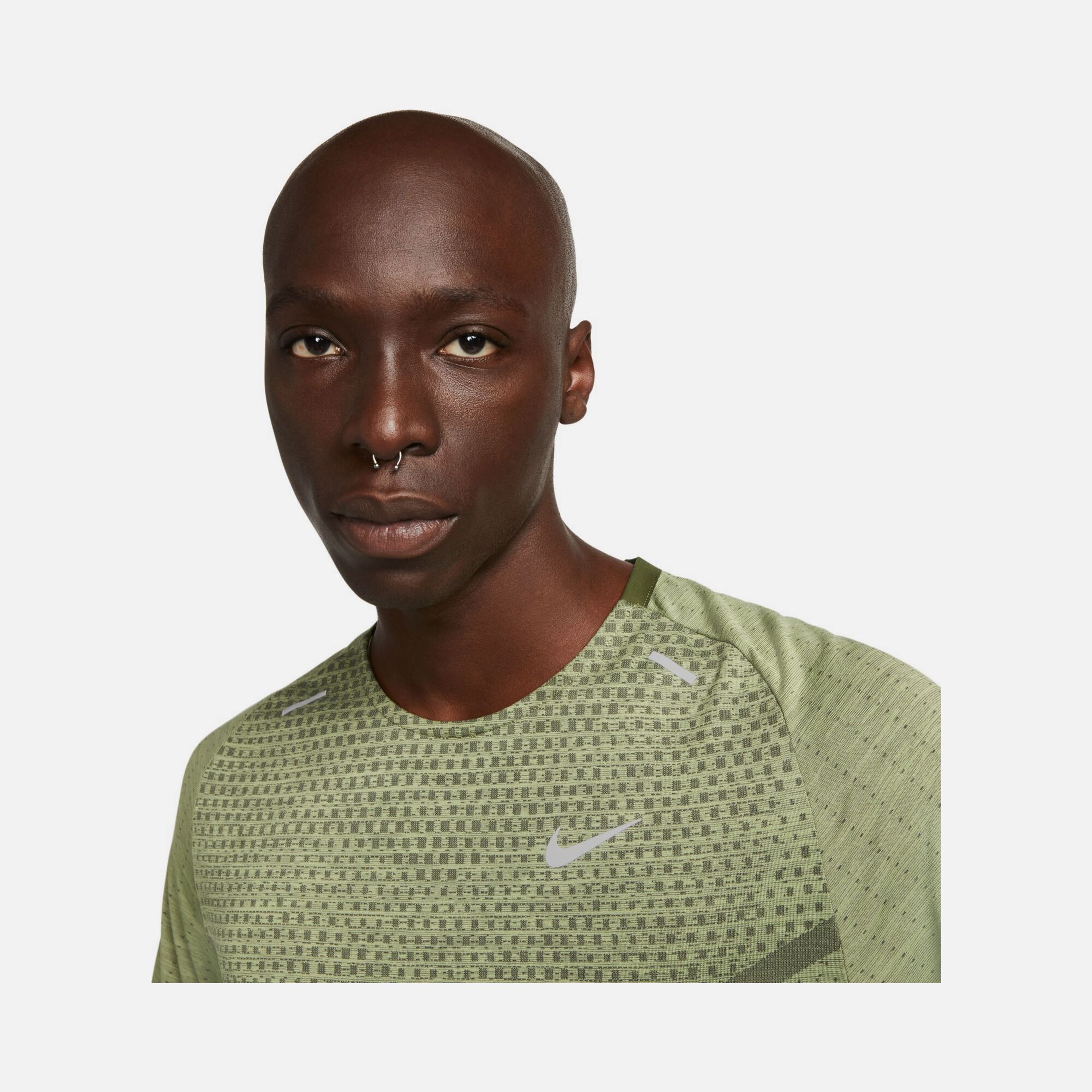 Nike Dri-Fit ADV TechKnit Ultra Running Short-Sleeve Erkek Tişört