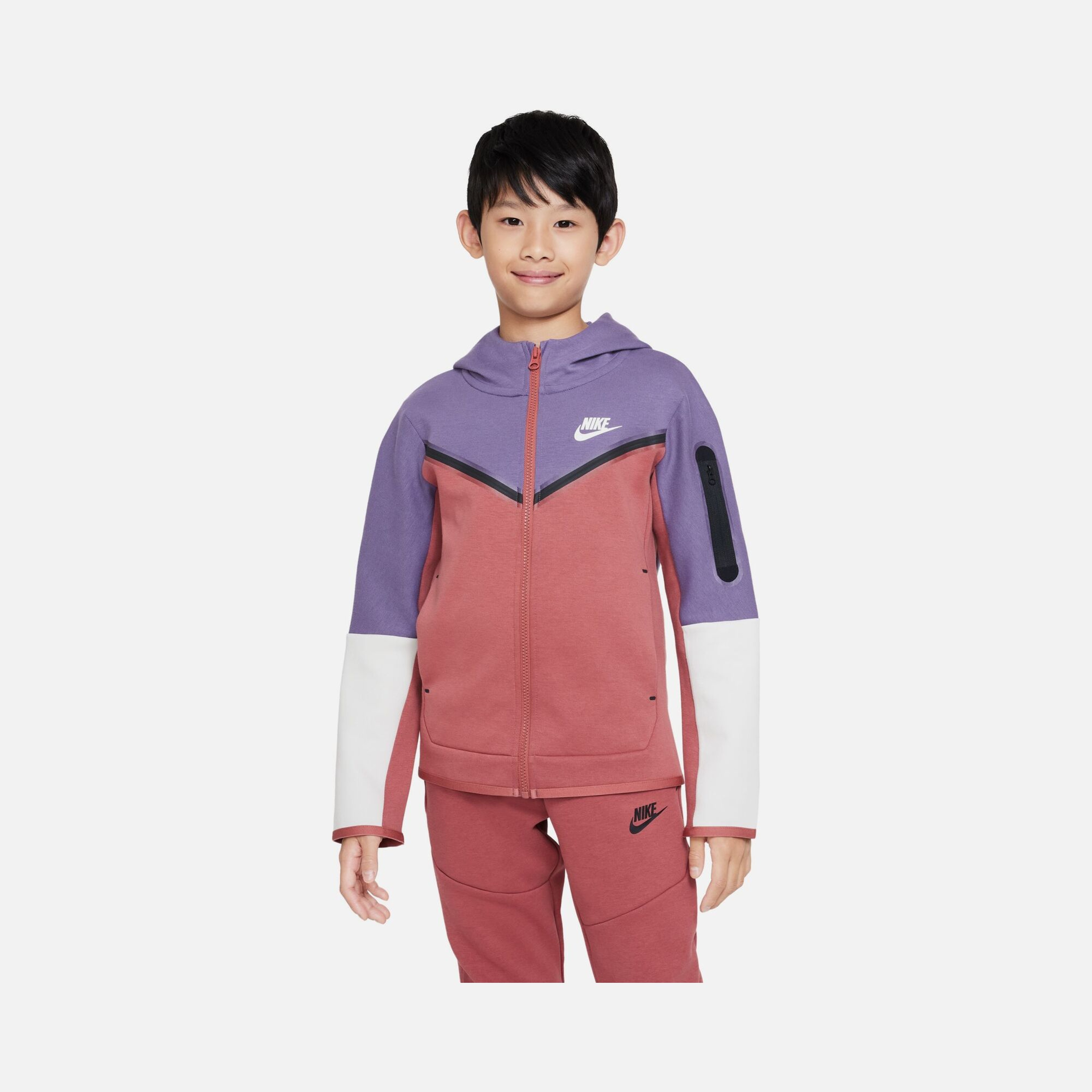Nike Sportswear Tech Fleece Full-Zip Hoodie (Boys') Çocuk Sweatshirt