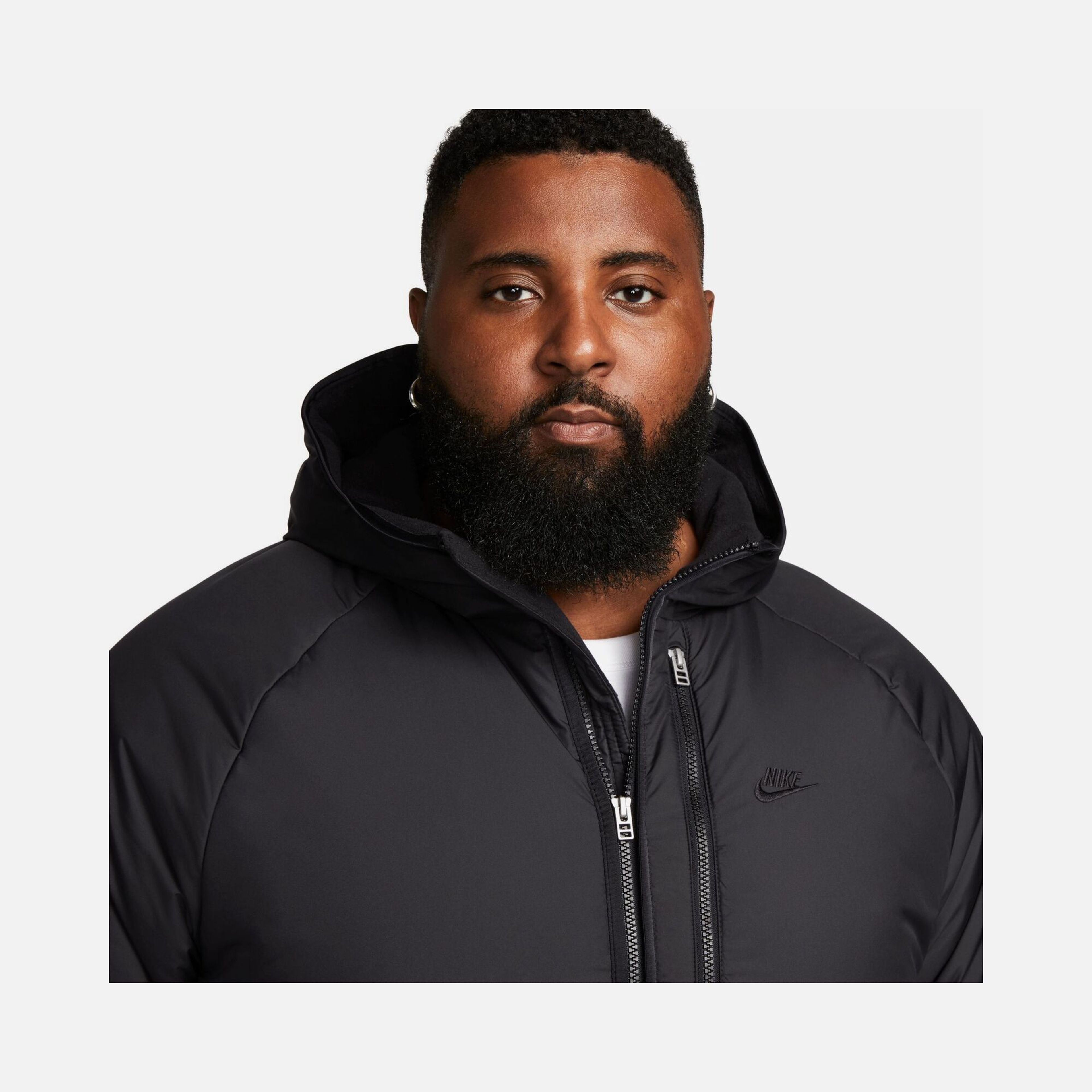 Nike Sportswear Therma-Fit Legacy Full-Zip Hoodie Erkek Mont