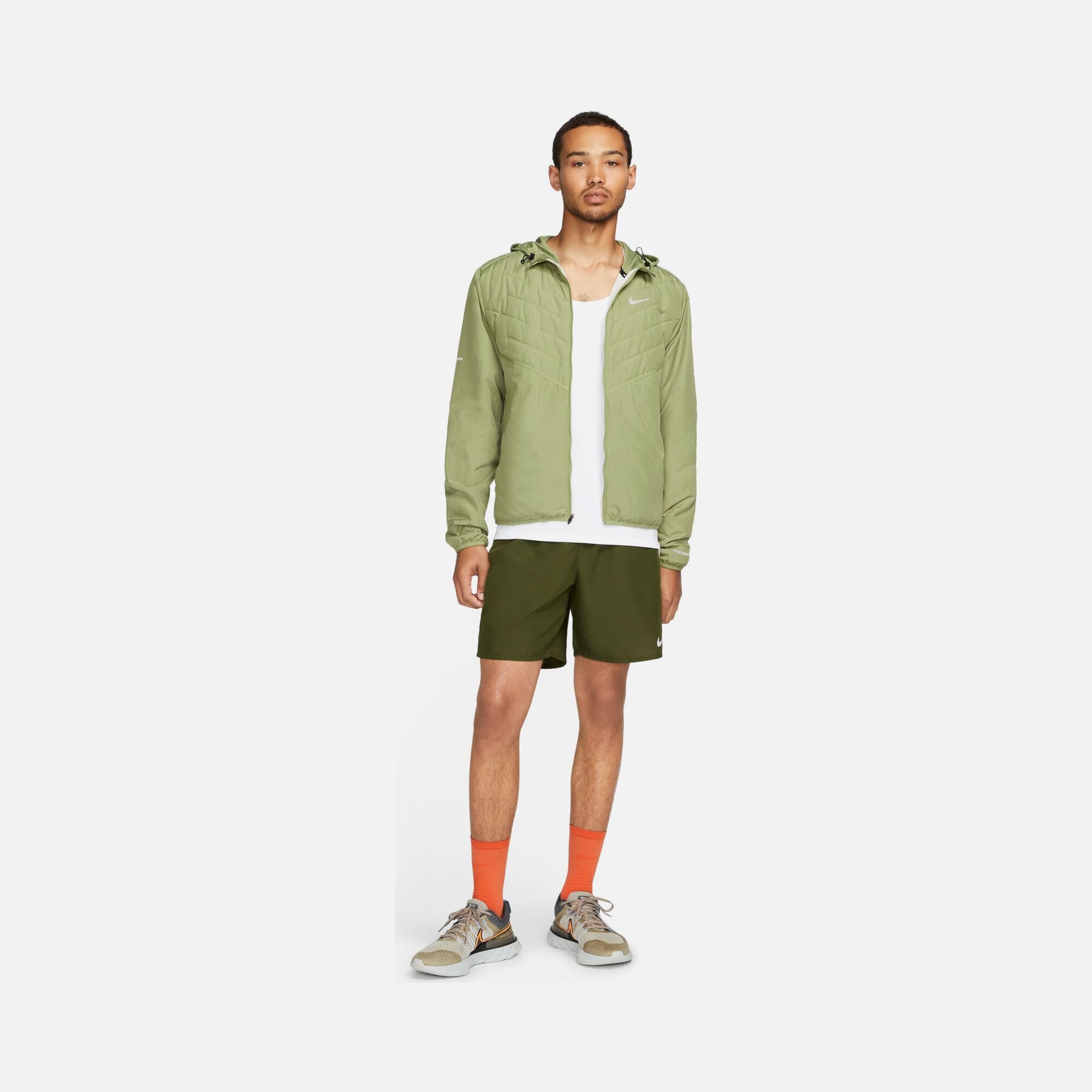 Nike Therma-Fit Repel Aerolayer Synthetic-Fill Running Full-Zip Hoodie Erkek Ceket