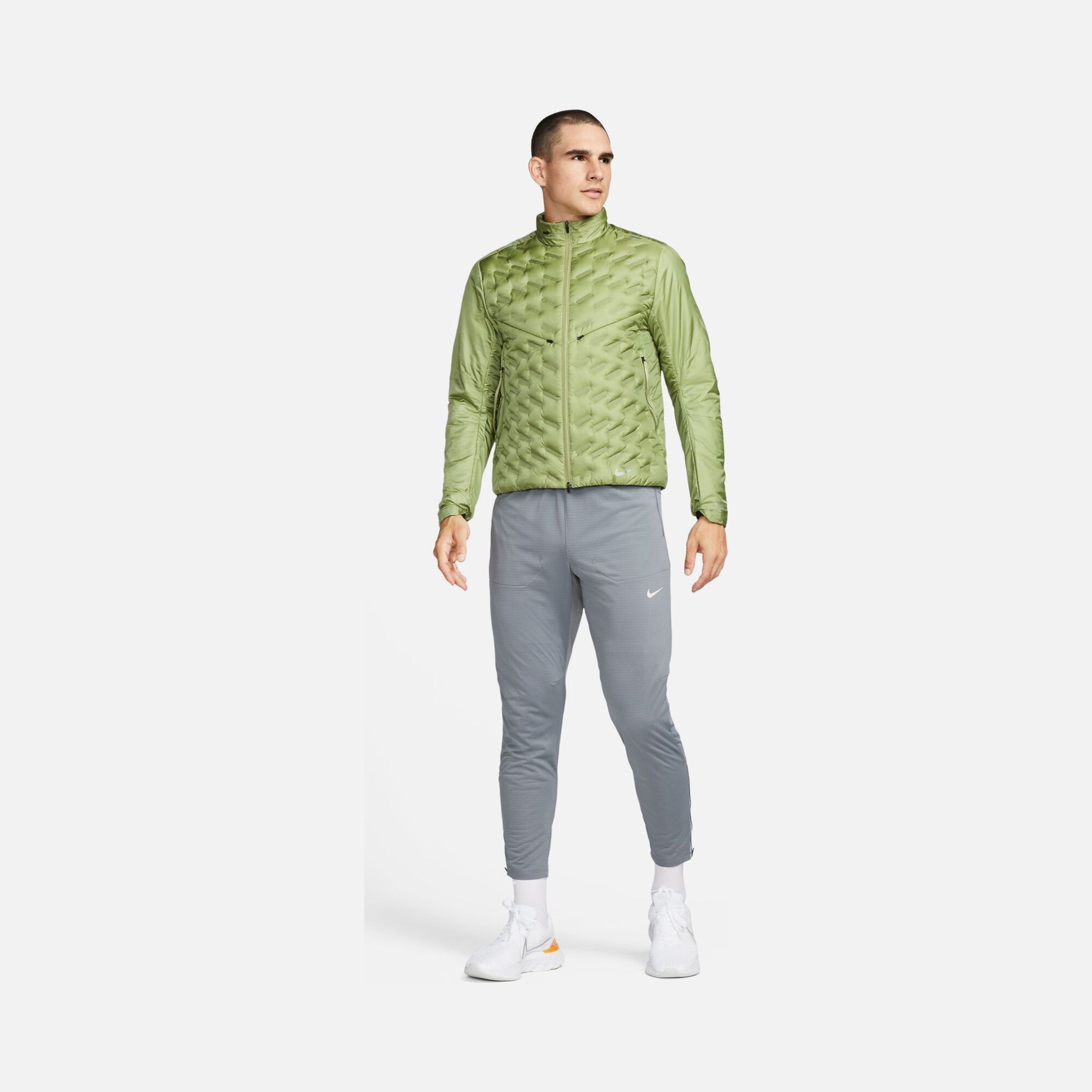 Nike Therma-Fit ADV Repel Down-Fill Running Full-Zip Hoodie Erkek Ceket