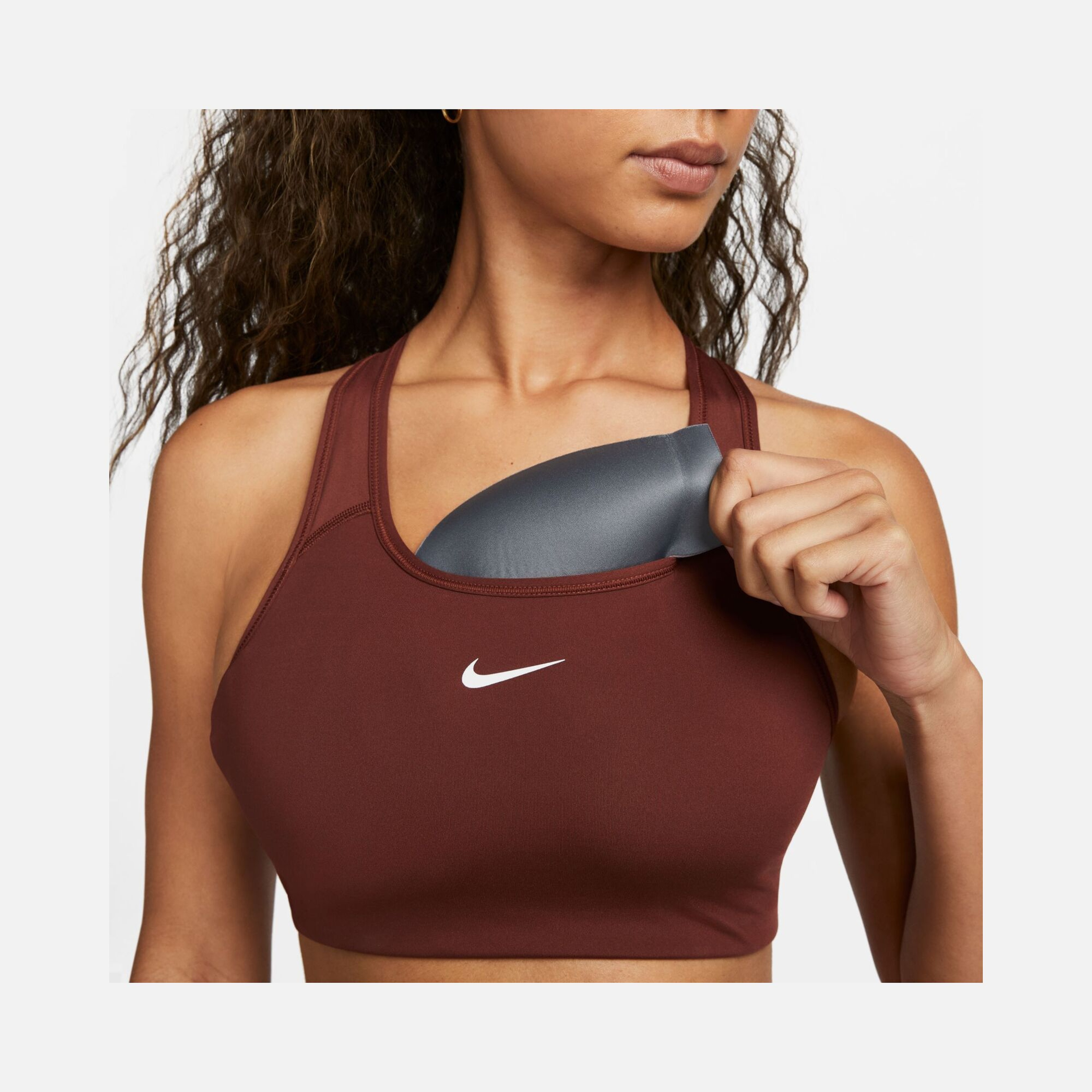 Nike Swoosh Medium Support 1-Piece Pad Sports Kadın Bra