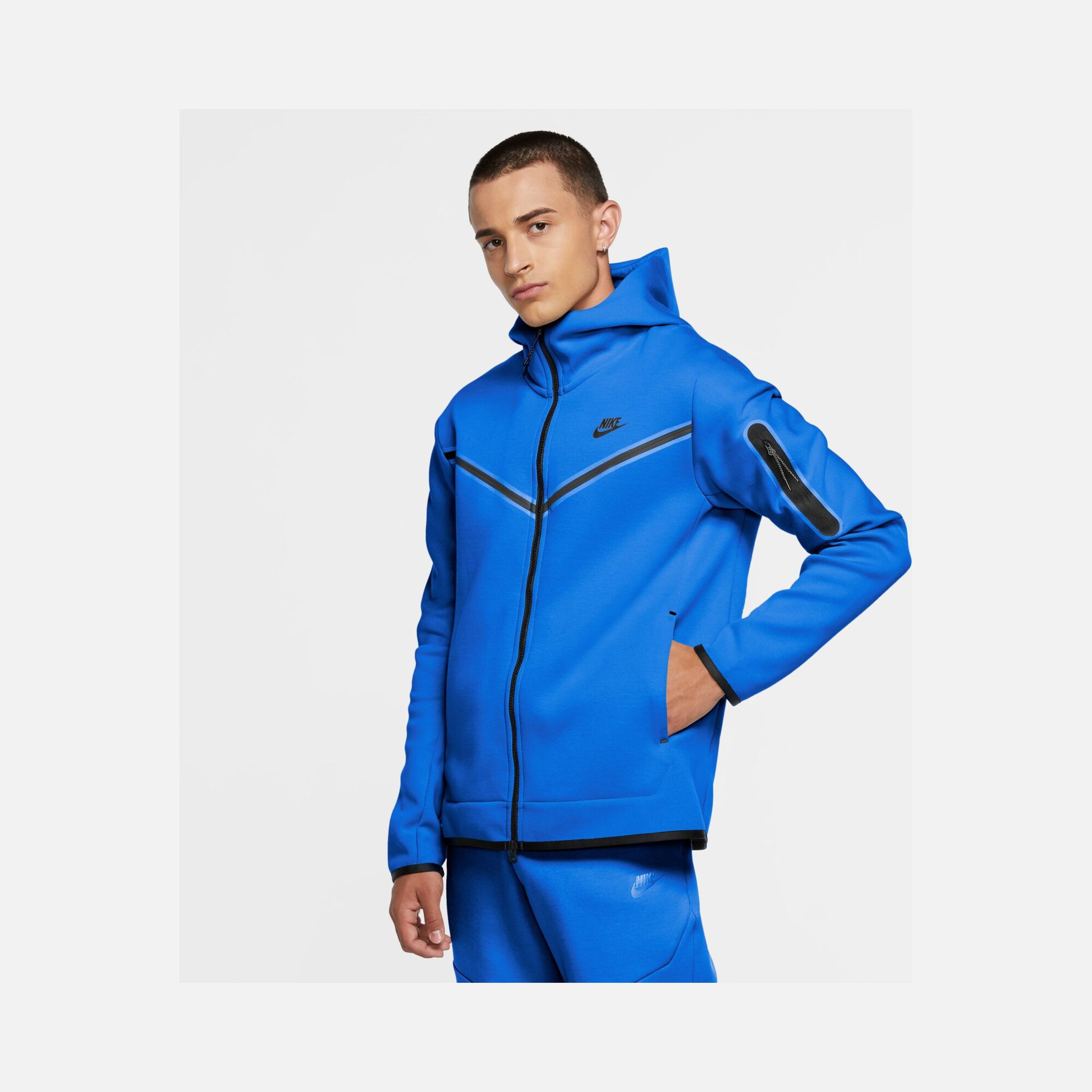 Nike Sportswear Tech Fleece Full-Zip Hoodie Erkek Sweatshirt