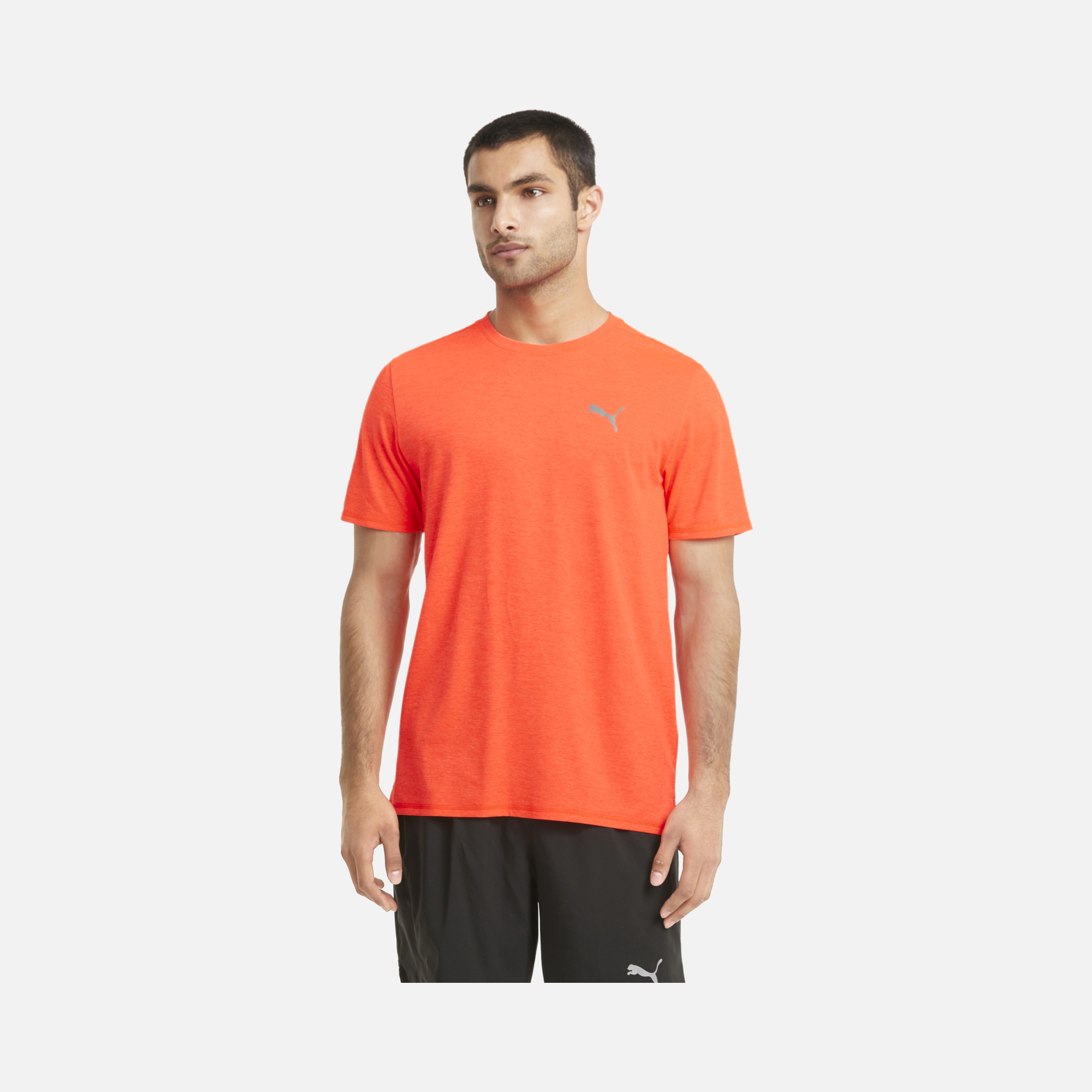 Puma Run FAVOURITE Heather Short-Sleeve Erkek Tişört