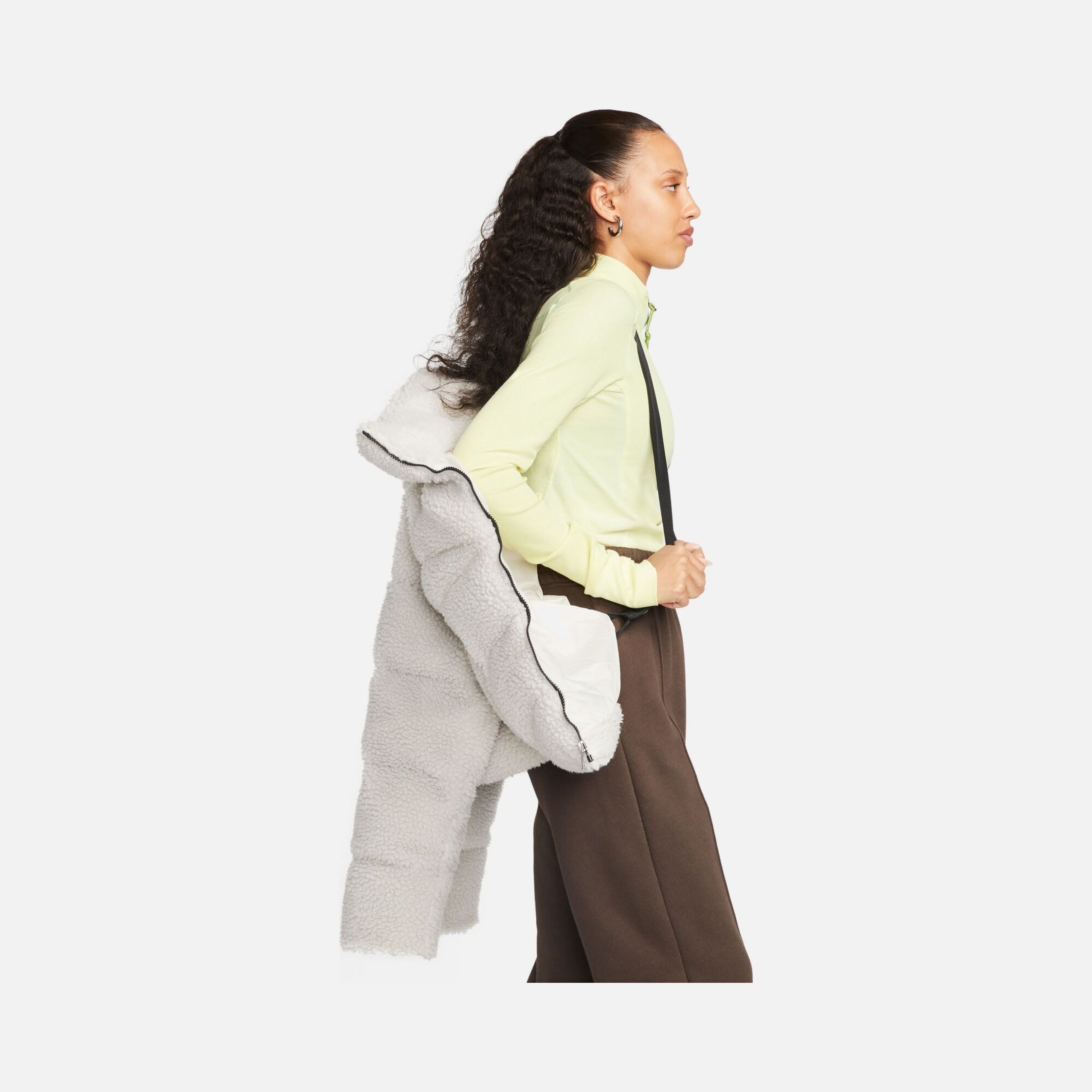 Nike Sportswear Therma-Fit City Series Synthetic Fill High-Pile Fleece Full-Zip Kadın Ceket