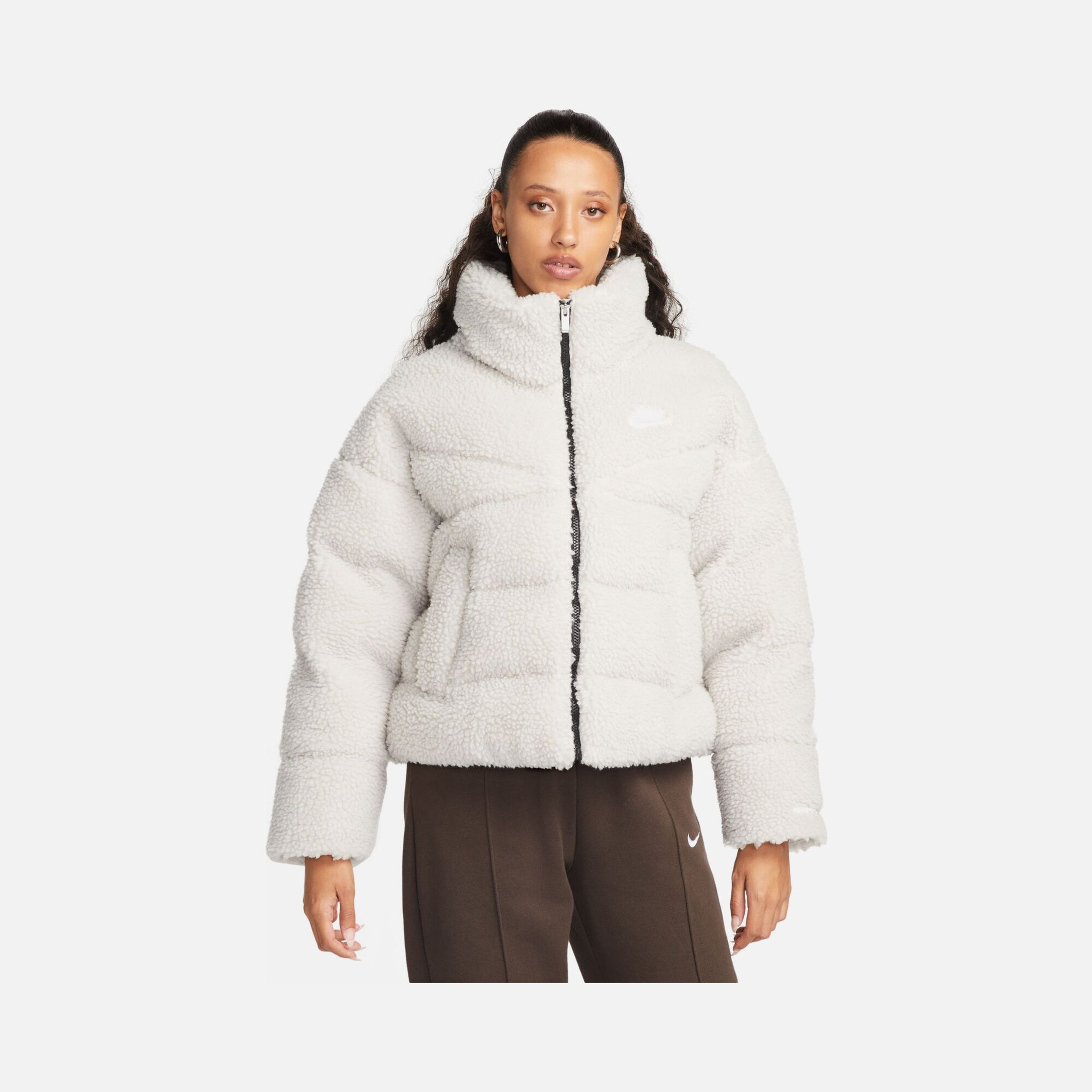 Nike Sportswear Therma-Fit City Series Synthetic Fill High-Pile Fleece Full-Zip Kadın Ceket