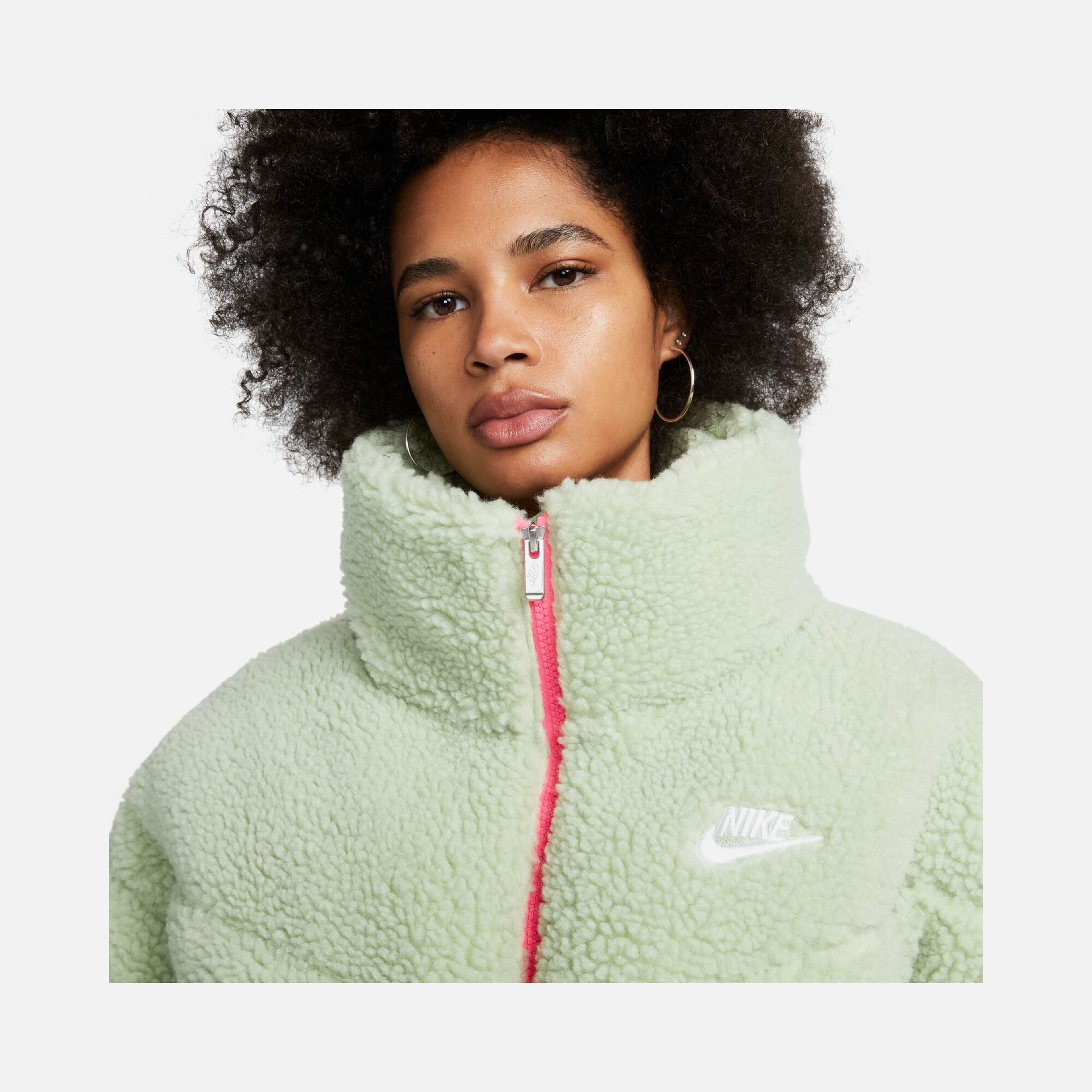 Nike Sportswear Therma-Fit City Series Synthetic Fill High-Pile Fleece Full-Zip Kadın Ceket