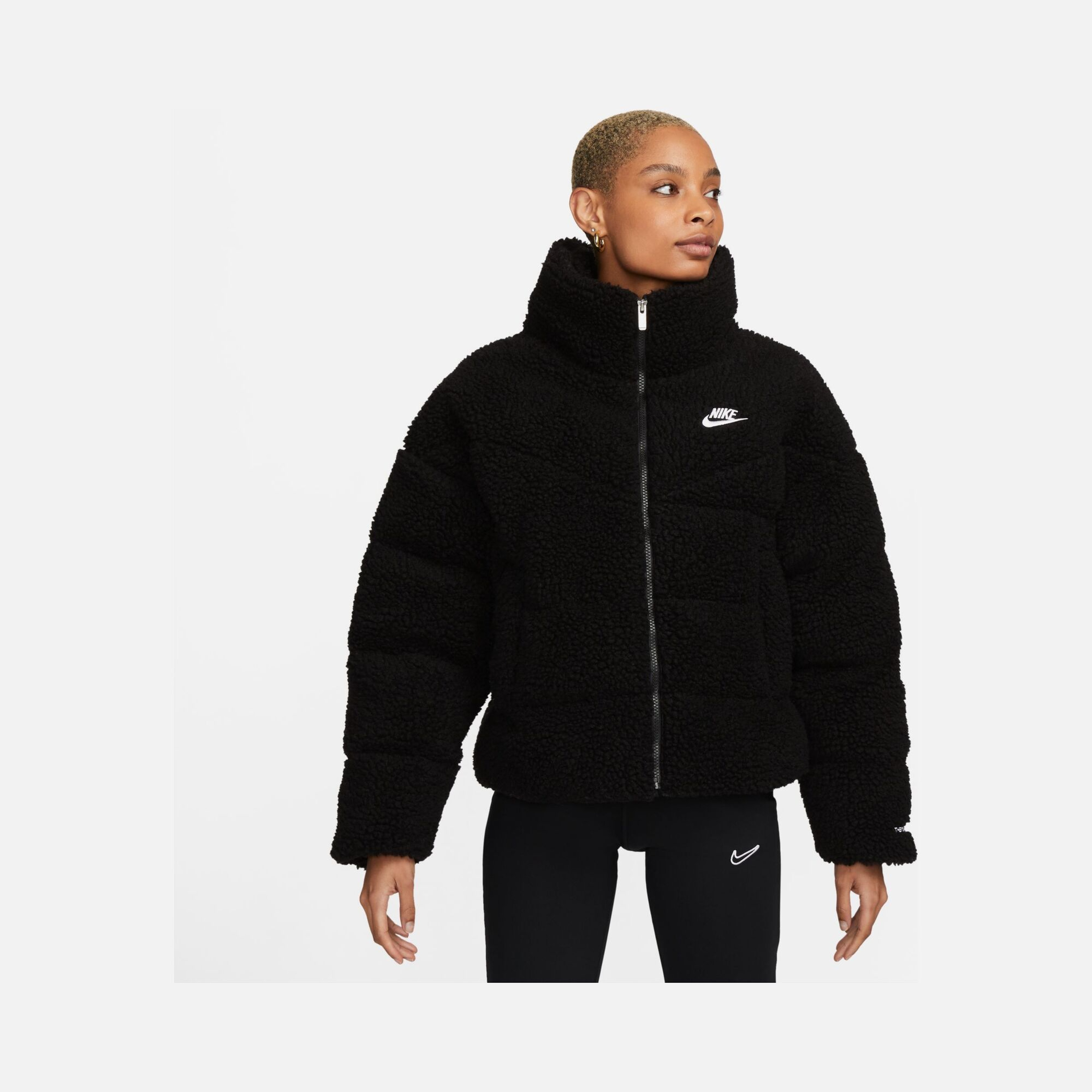 Nike Sportswear Therma-Fit City Series Synthetic Fill High-Pile Fleece Full-Zip Kadın Ceket