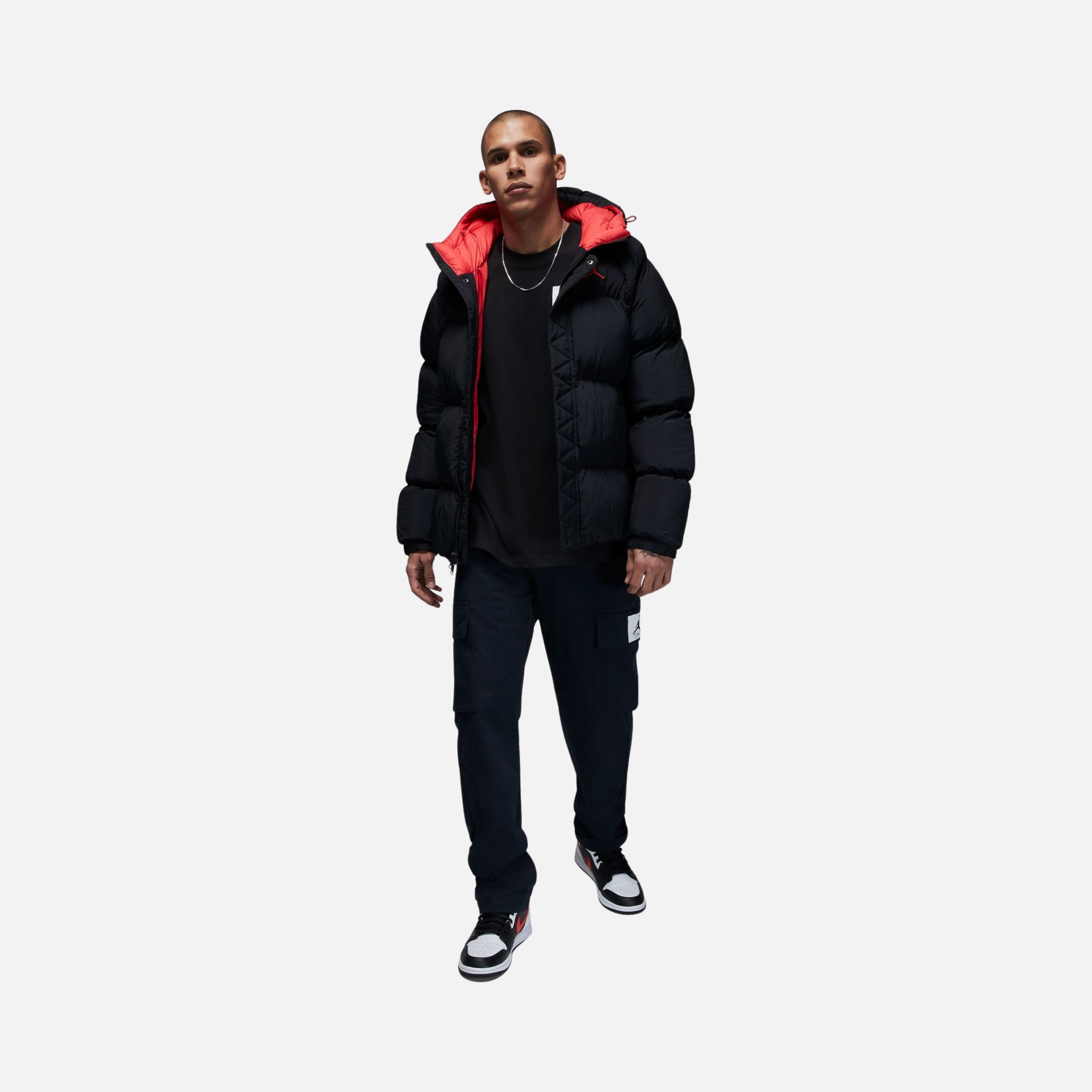 Nike Jordan Essential Puffer Full-Zip Hoodie Erkek Mont