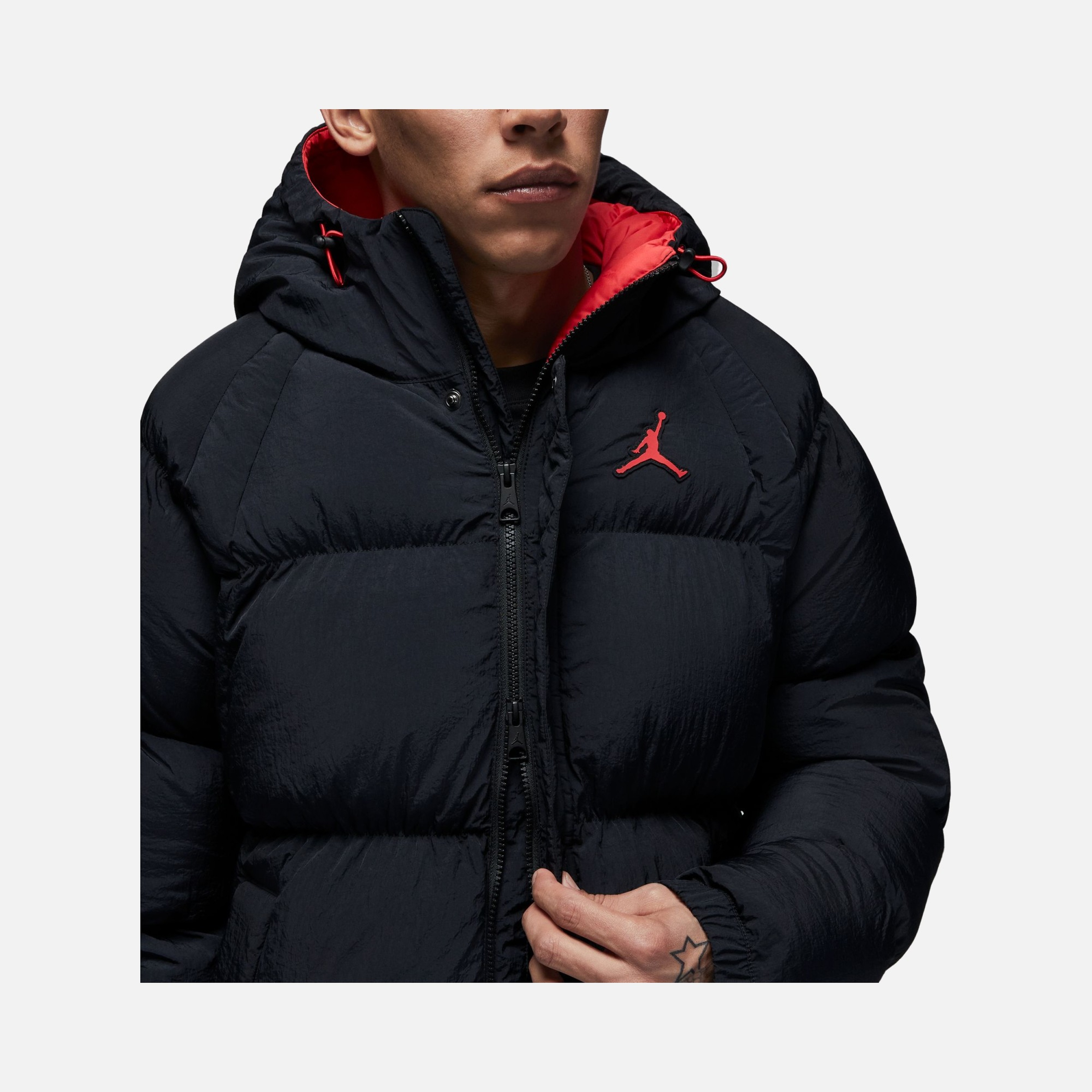 Nike Jordan Essential Puffer Full-Zip Hoodie Erkek Mont