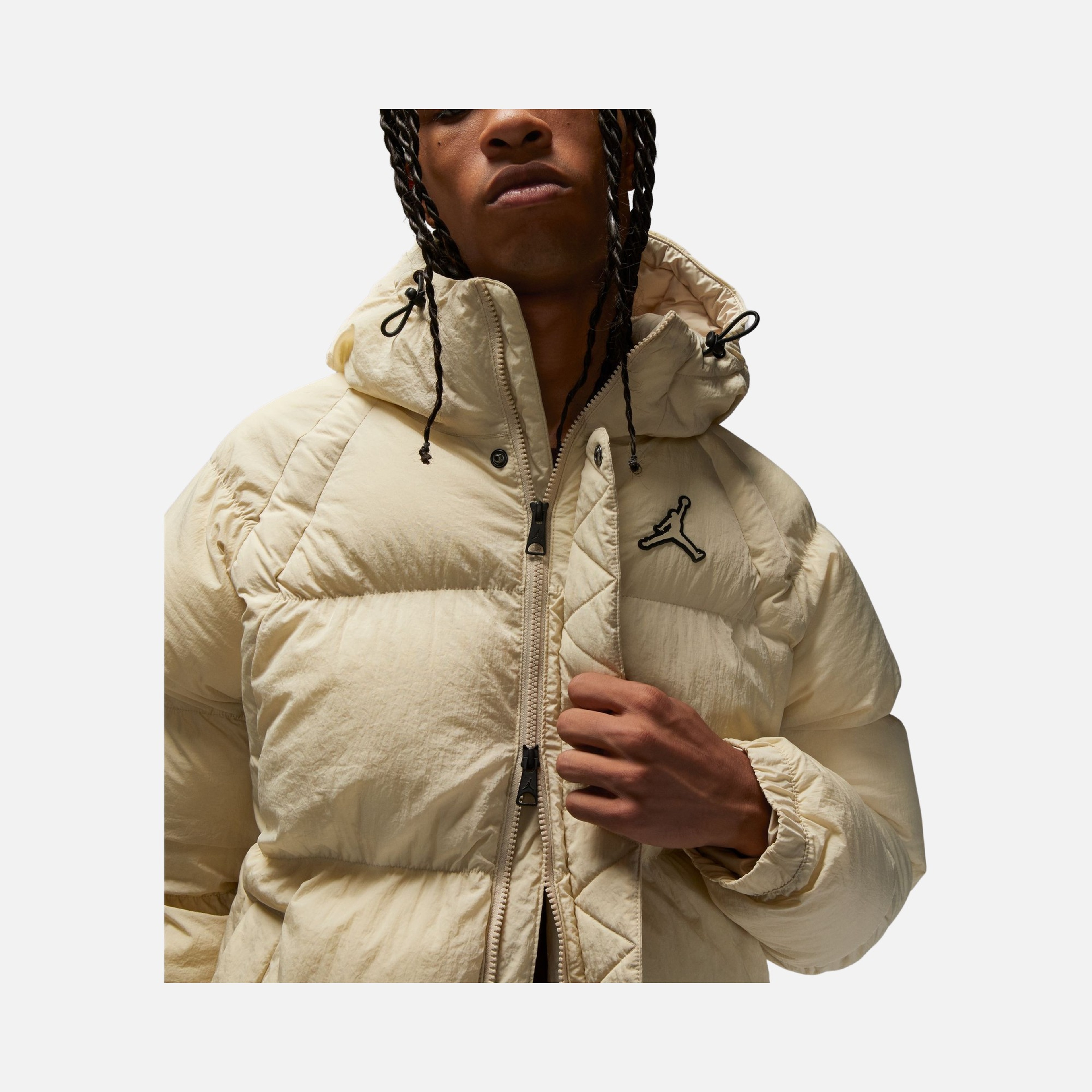 Nike Jordan Essential Puffer Full-Zip Hoodie Erkek Mont | Barçın