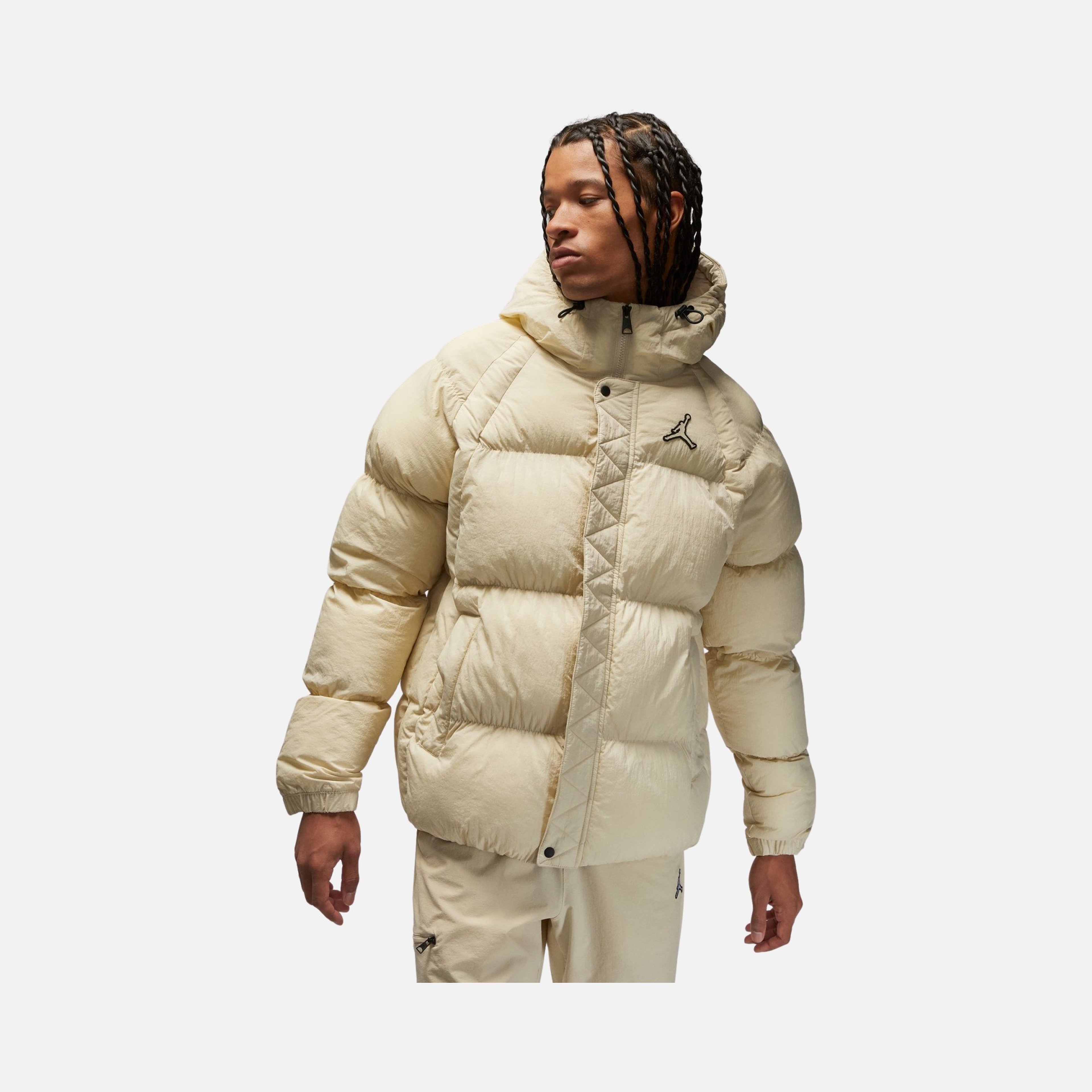 Nike Jordan Essential Puffer Full-Zip Hoodie Erkek Mont | Barçın