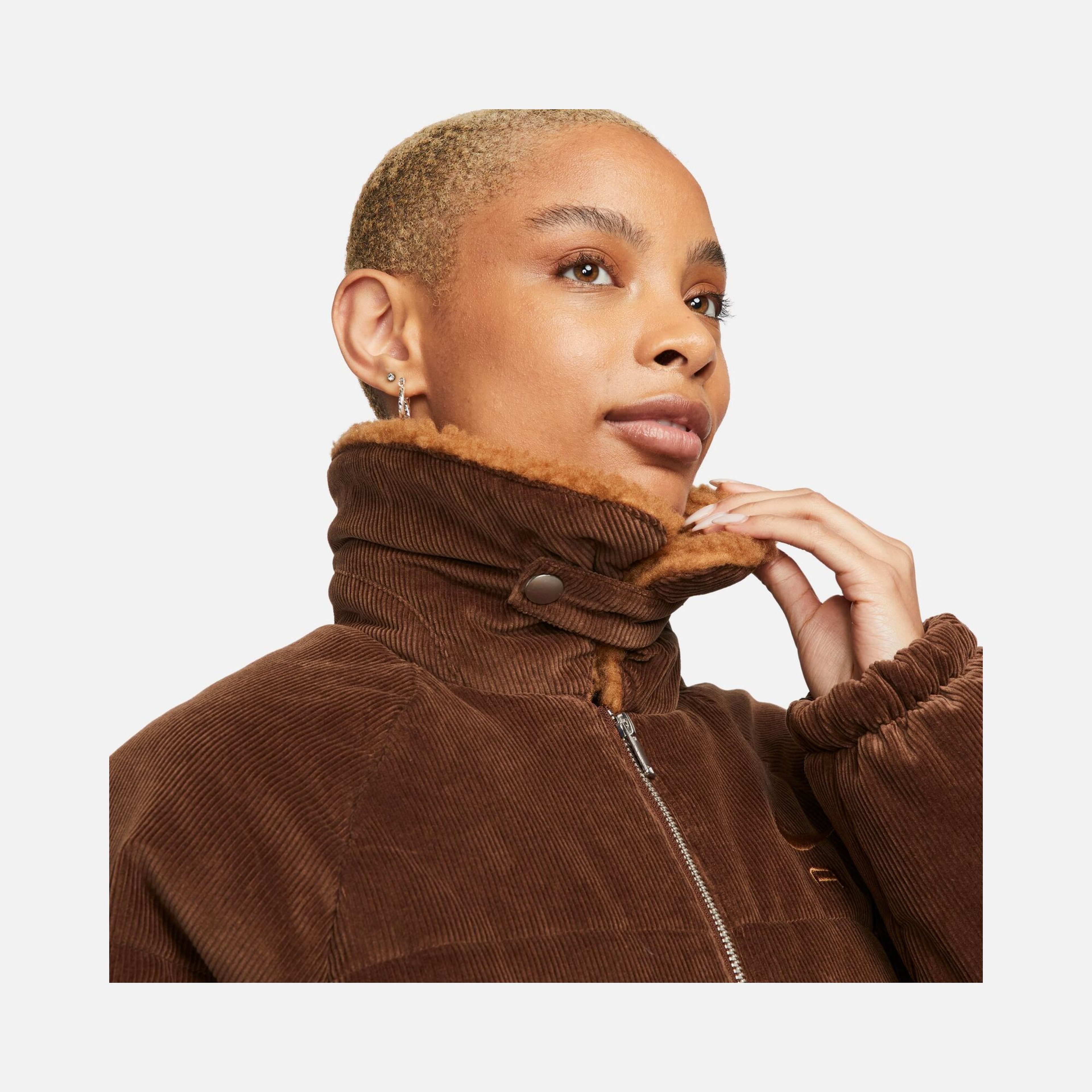 Nike Sportswear Air Therma-Fit Cord Winter Full-Zip Kadın Ceket