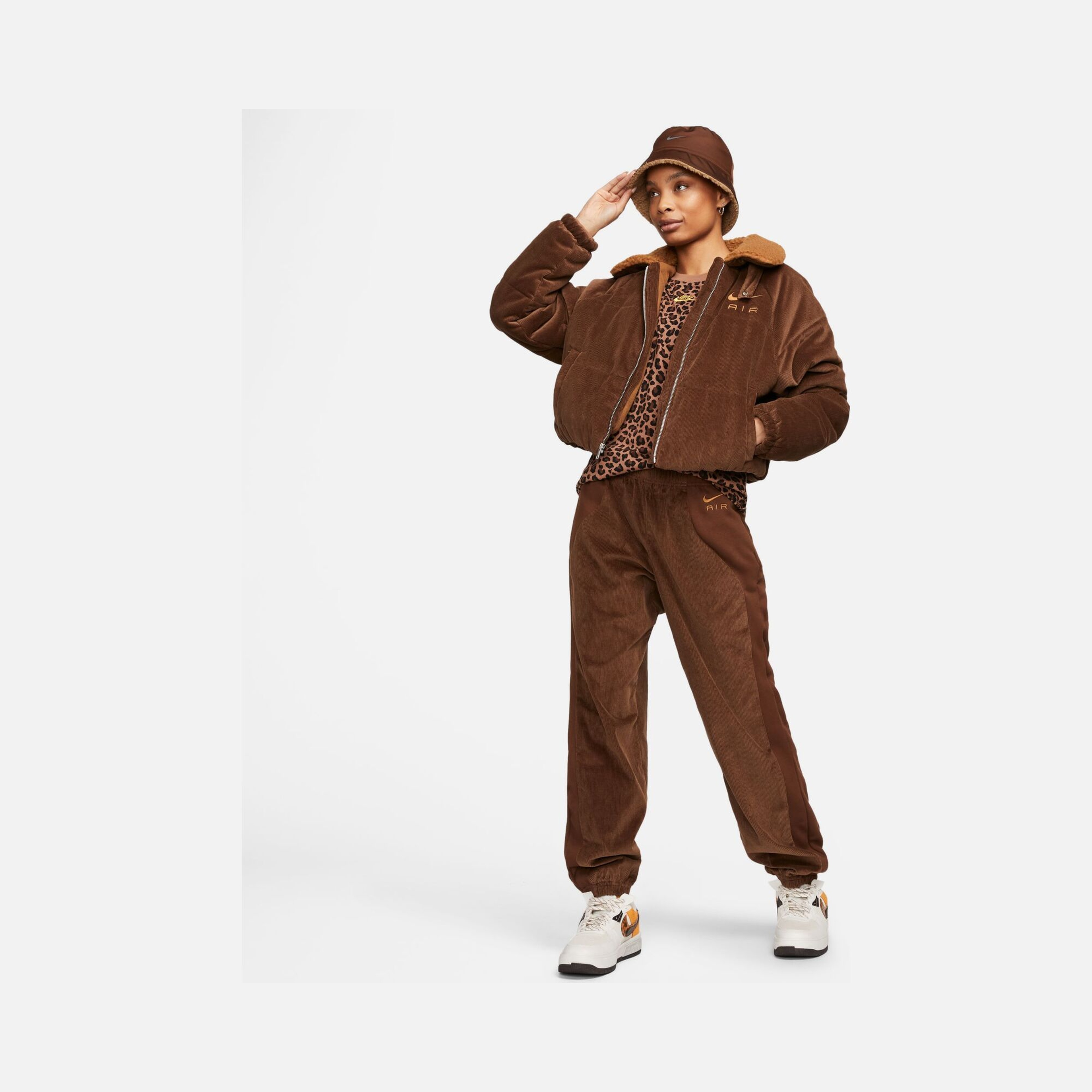 Nike Sportswear Air Therma-Fit Cord Winter Full-Zip Kadın Ceket