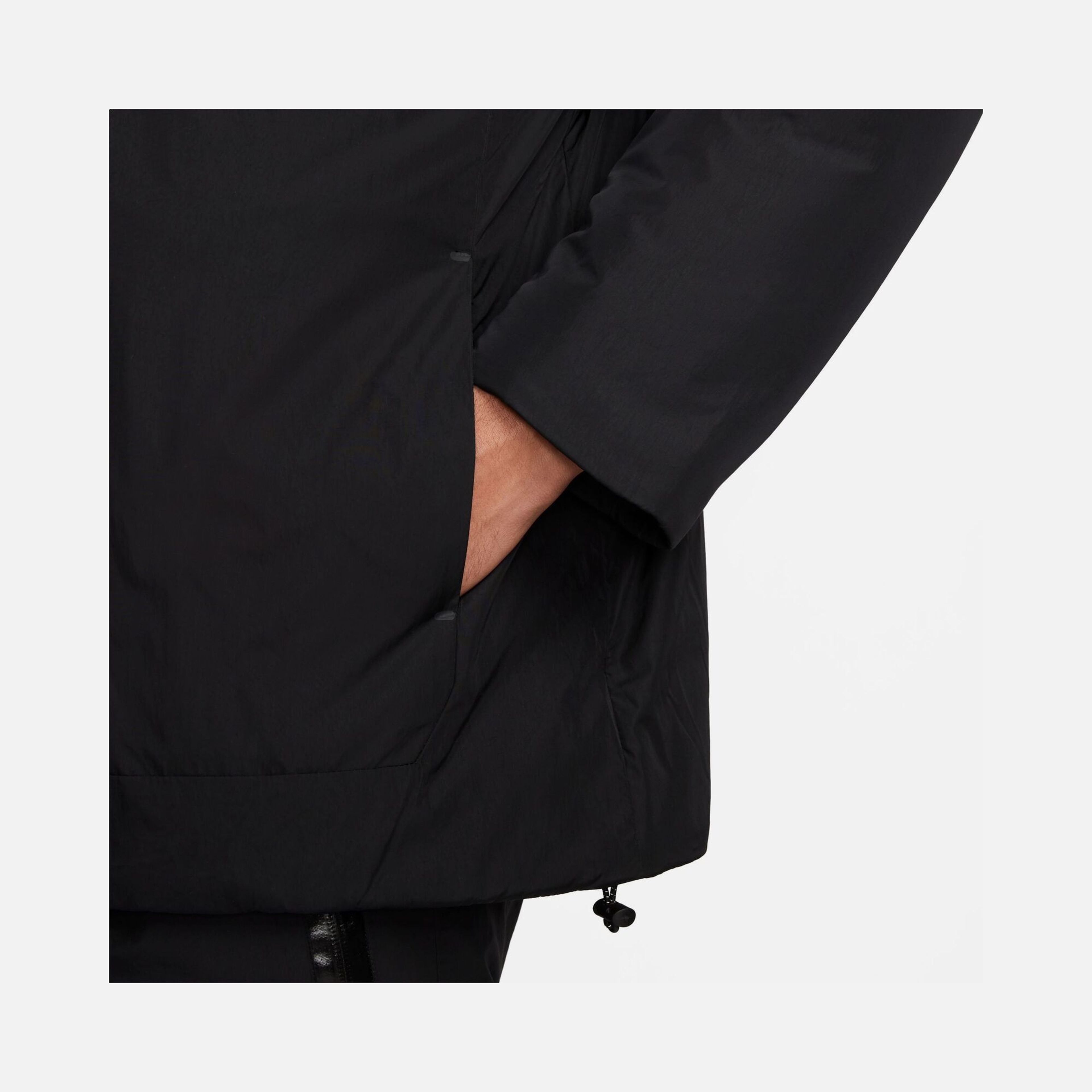 Nike Sportswear Therma-Fit Woven Tech+ Insulated Full-Zip Hoodie Erkek Ceket