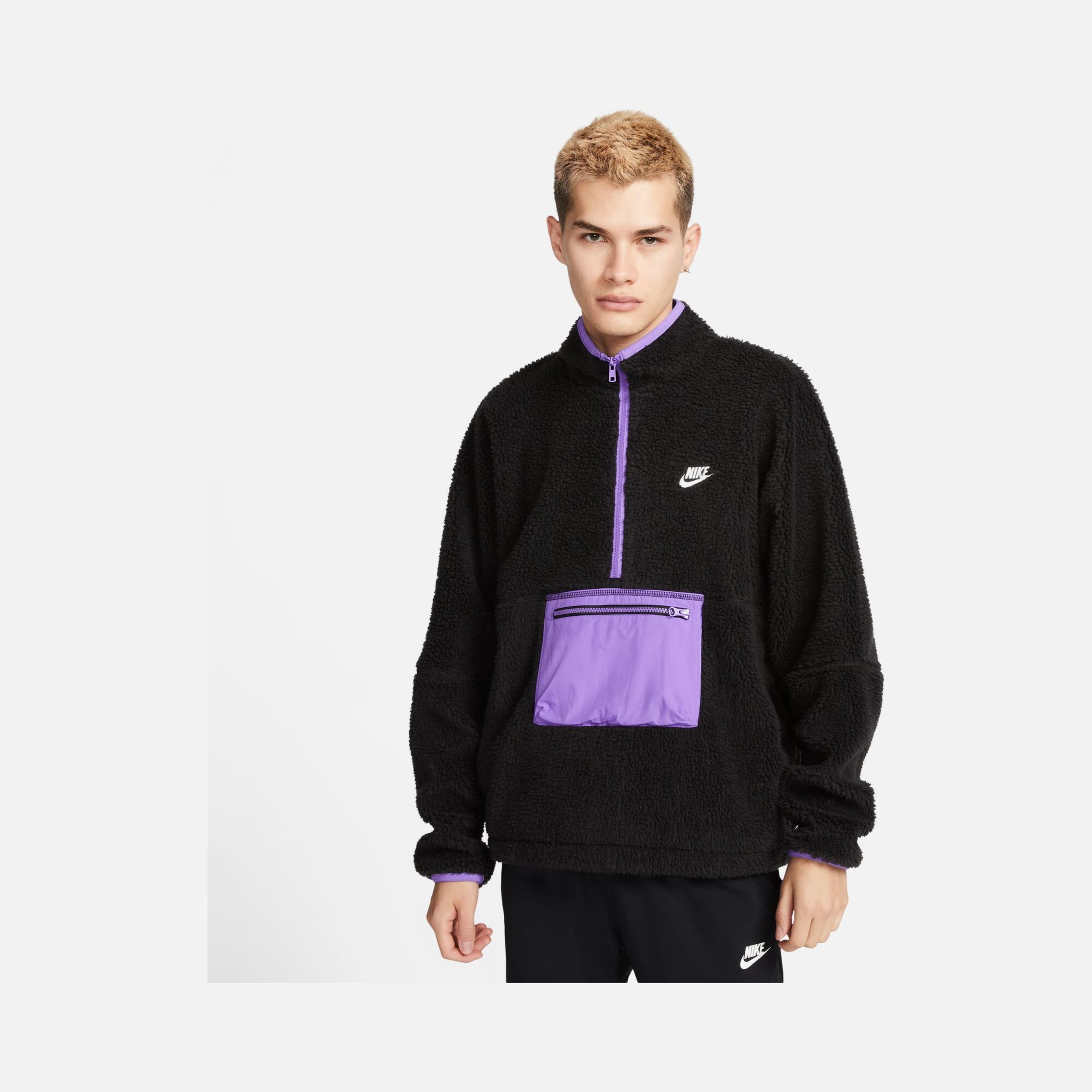 Nike Sporswear Club+ Fleece Winterized 1/2 Zip Erkek Sweatshirt