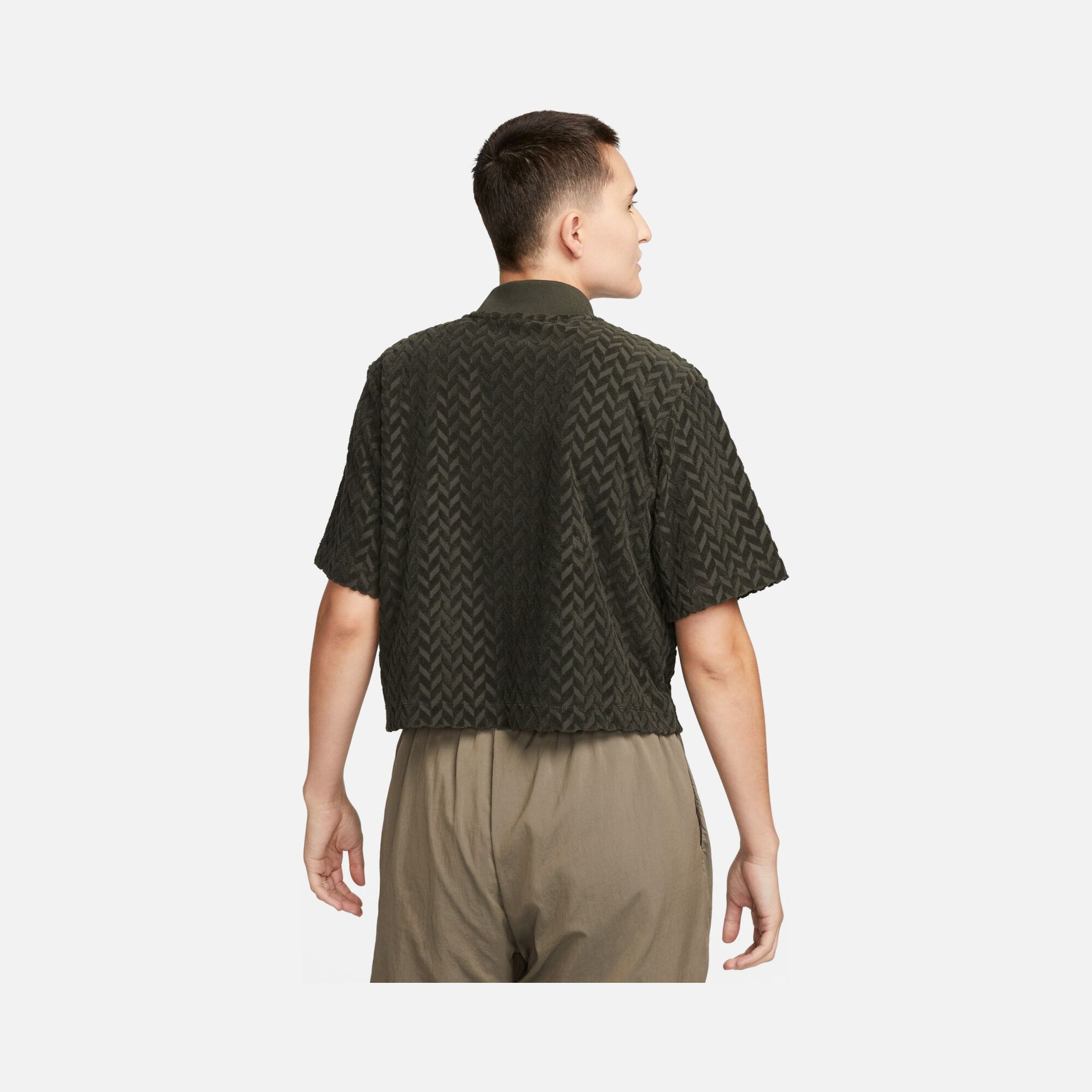 Nike Sportswear Everyday Mod Boxy Cropped Turtleneck Short-Sleeve Kadın Tişört