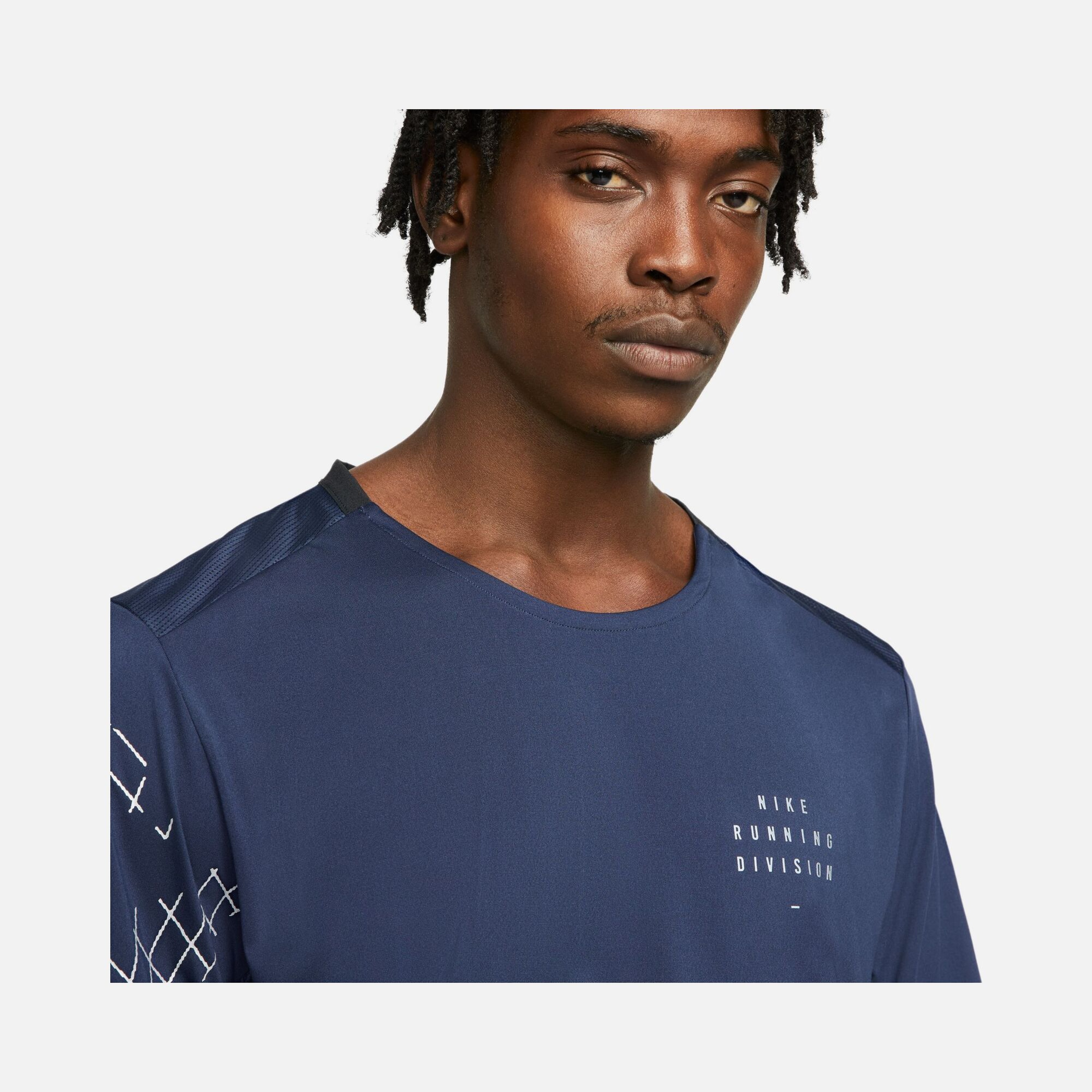 Nike Dri-Fit Run Division Rise 365 Flash Running Short-Sleeve Erkek Tişört