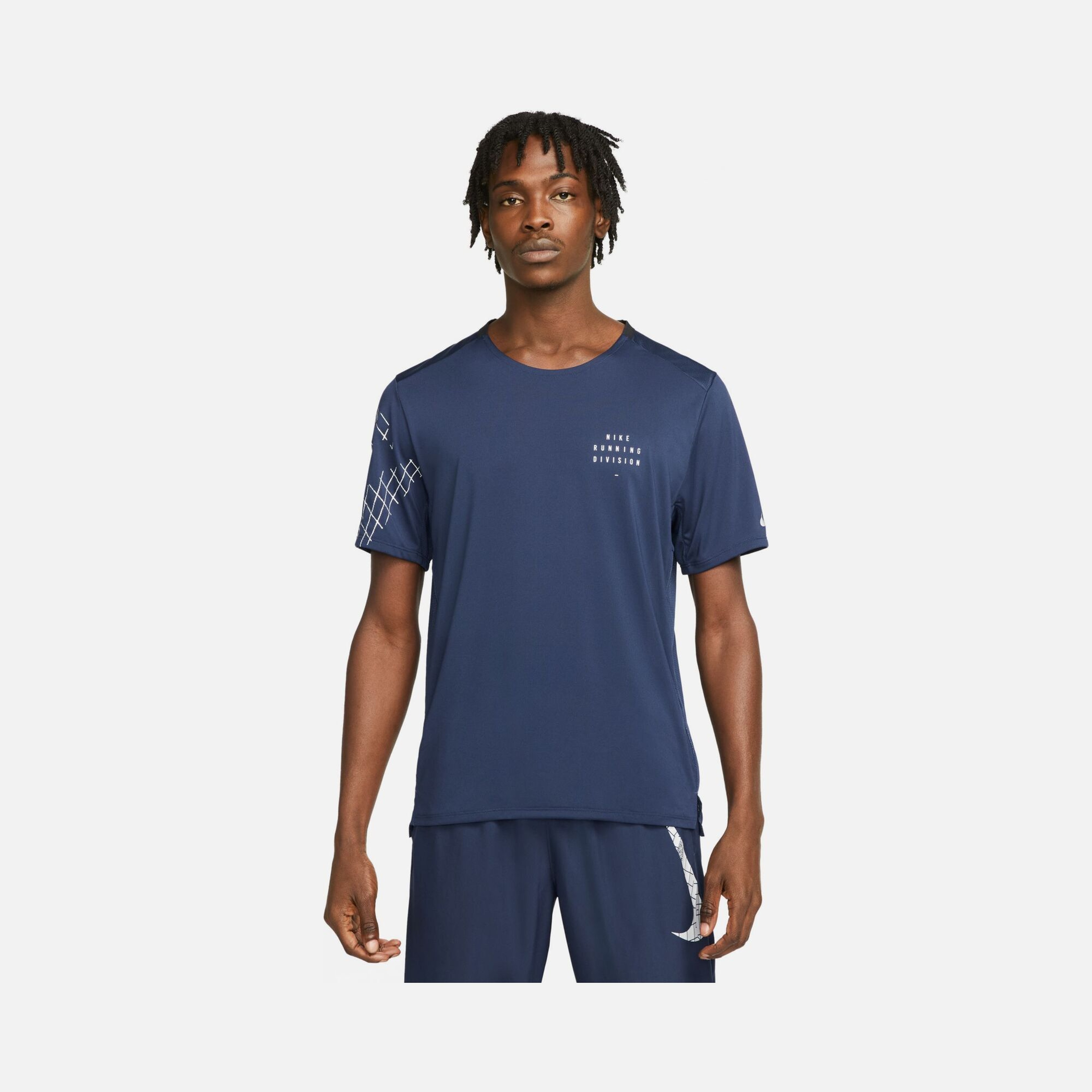 Nike Dri-Fit Run Division Rise 365 Flash Running Short-Sleeve Erkek Tişört