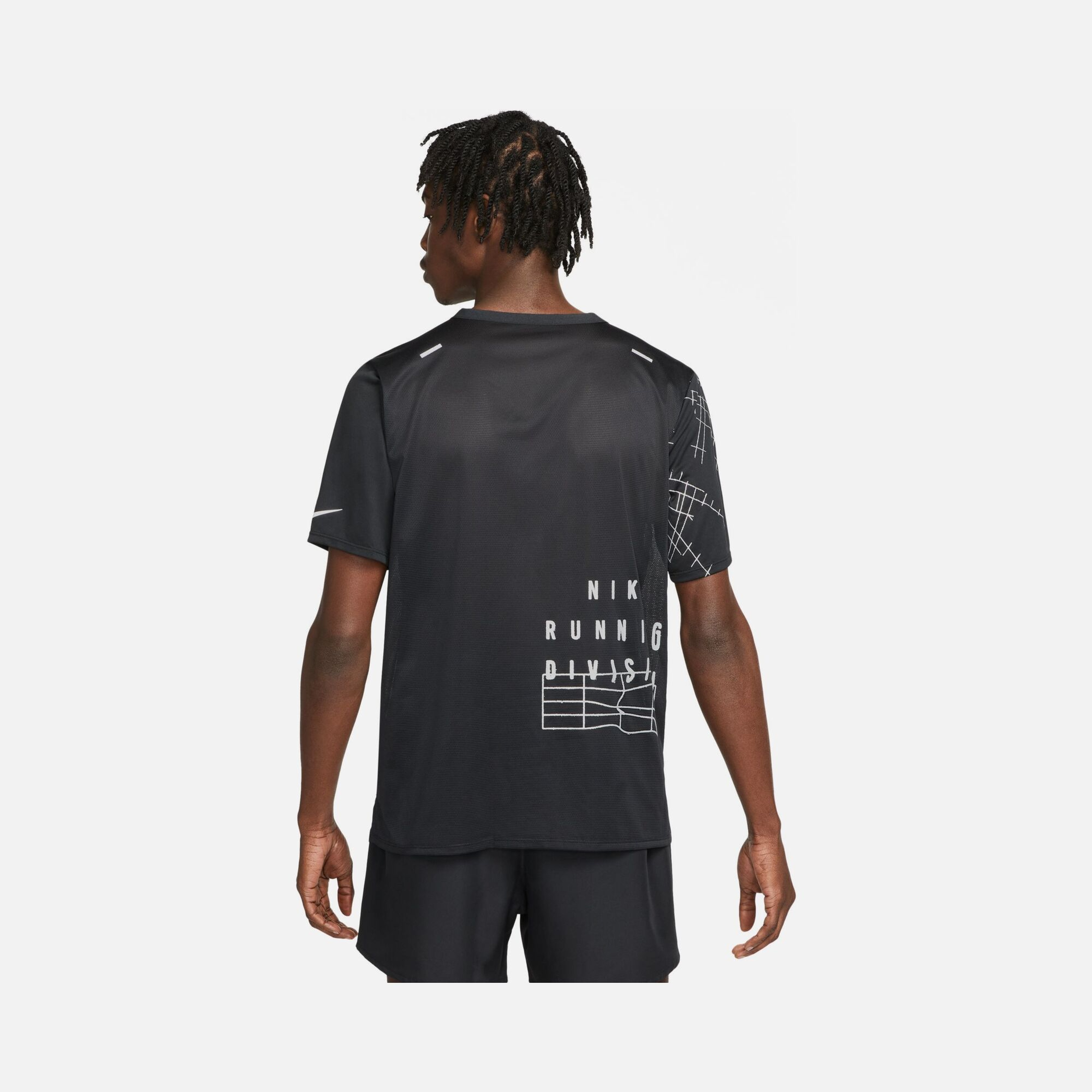 Nike Dri-Fit Run Division Rise 365 Flash Running Short-Sleeve Erkek Tişört