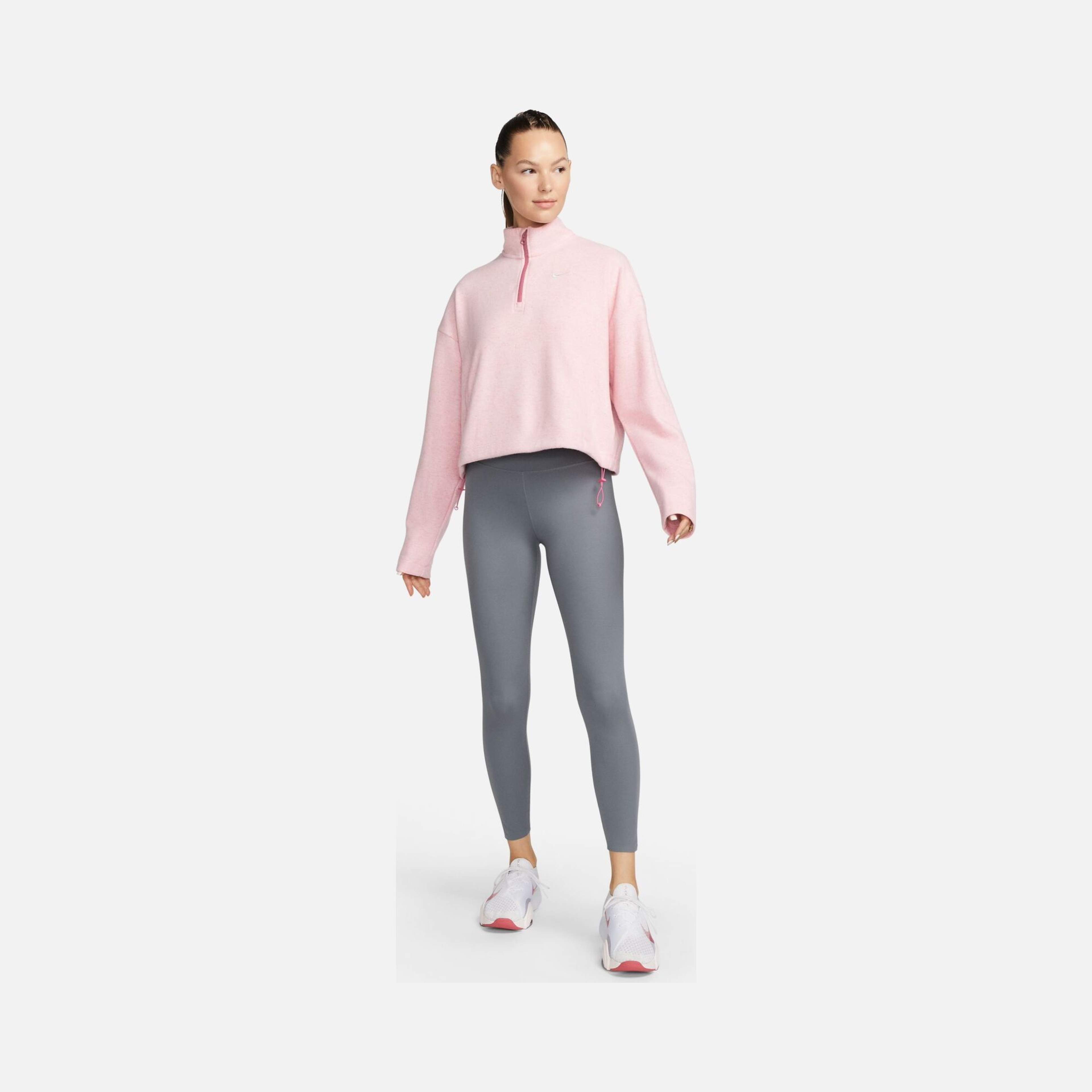 Nike Therma-Fit Cozy Cropped Training 1/2-Zip Kadın Sweatshirt