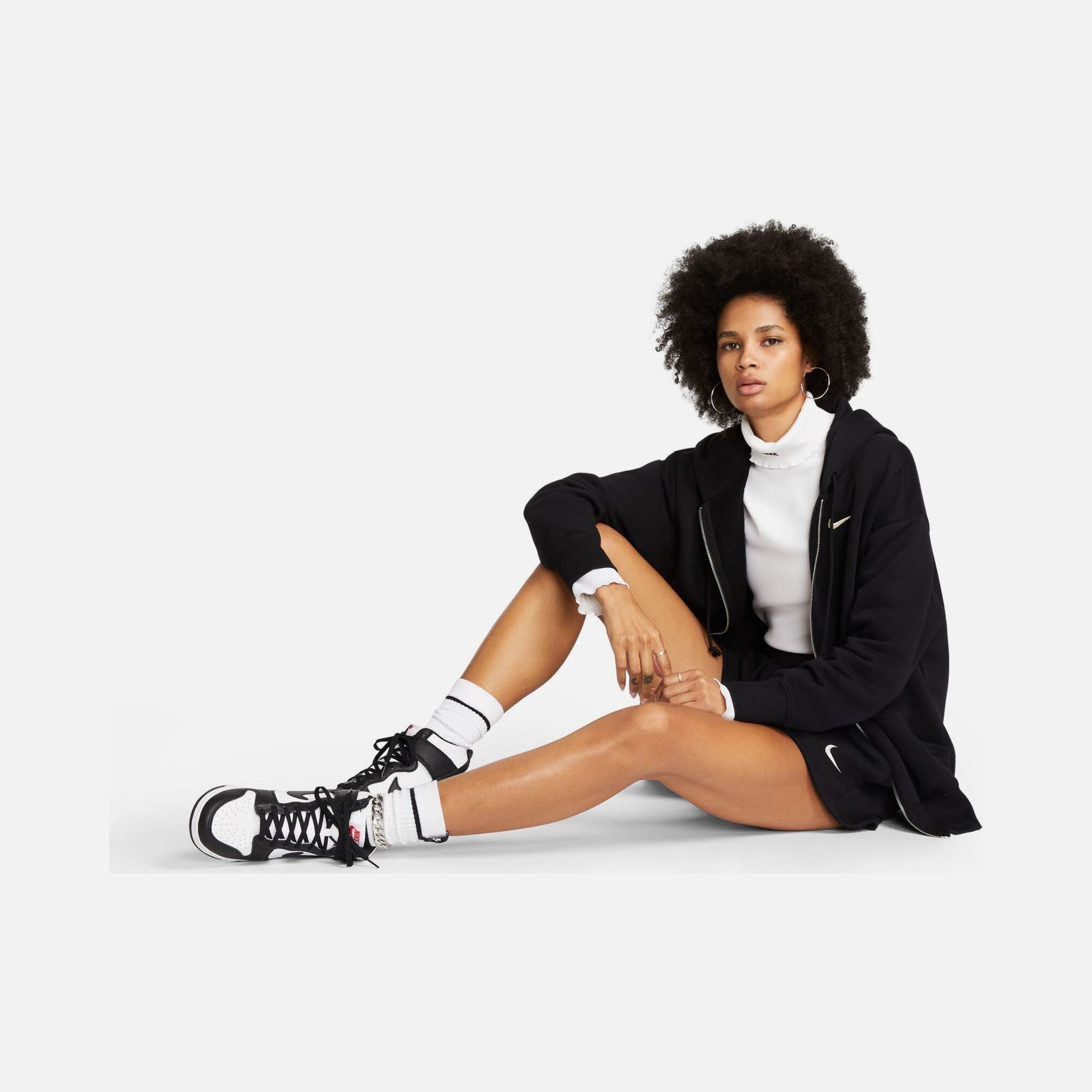 Nike Sportswear Phoenix Fleece Oversized Full-Zip Hoodie Kadın Sweatshirt