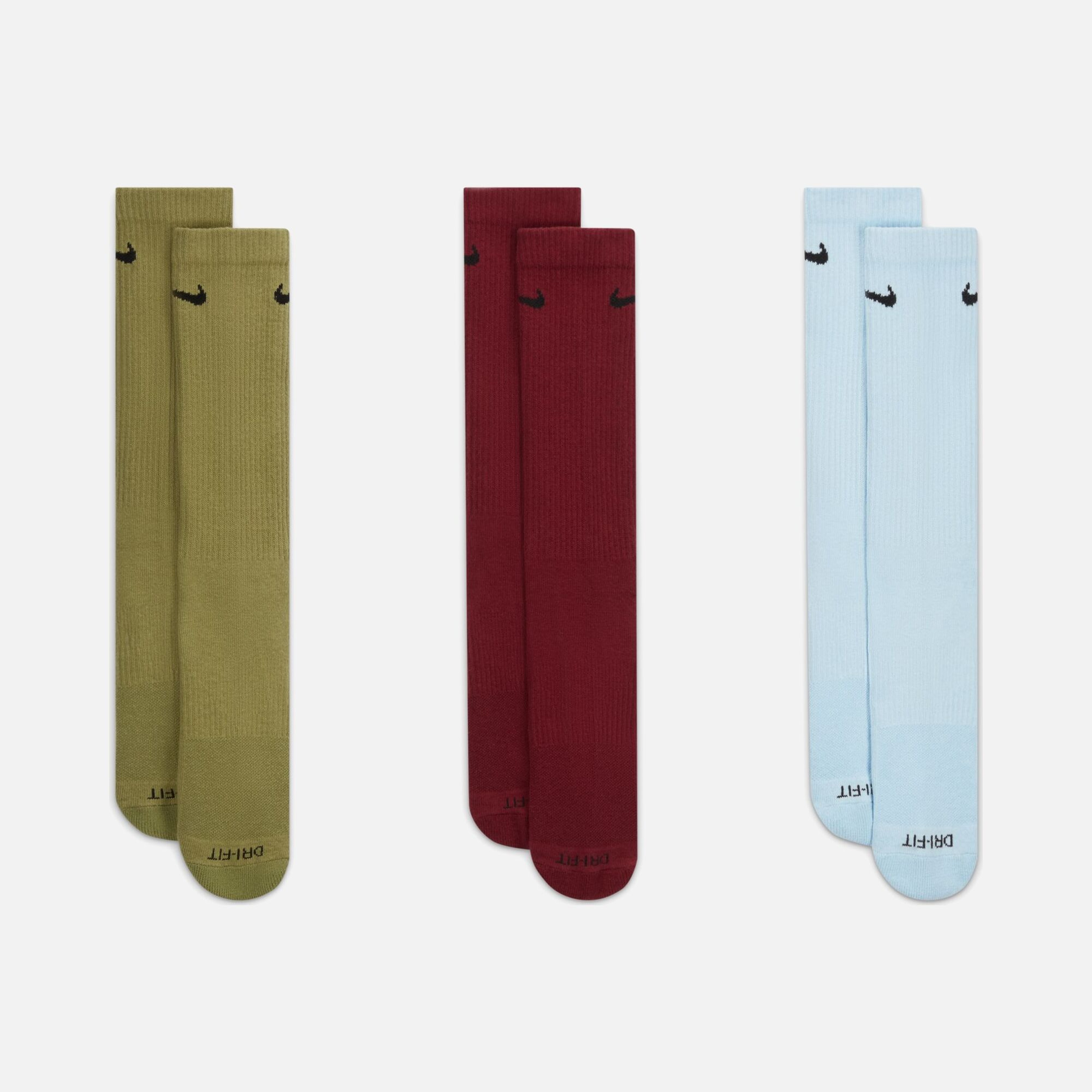 Nike Everyday Plus Cushioned Training Crew (3 Pairs) Unisex Çorap