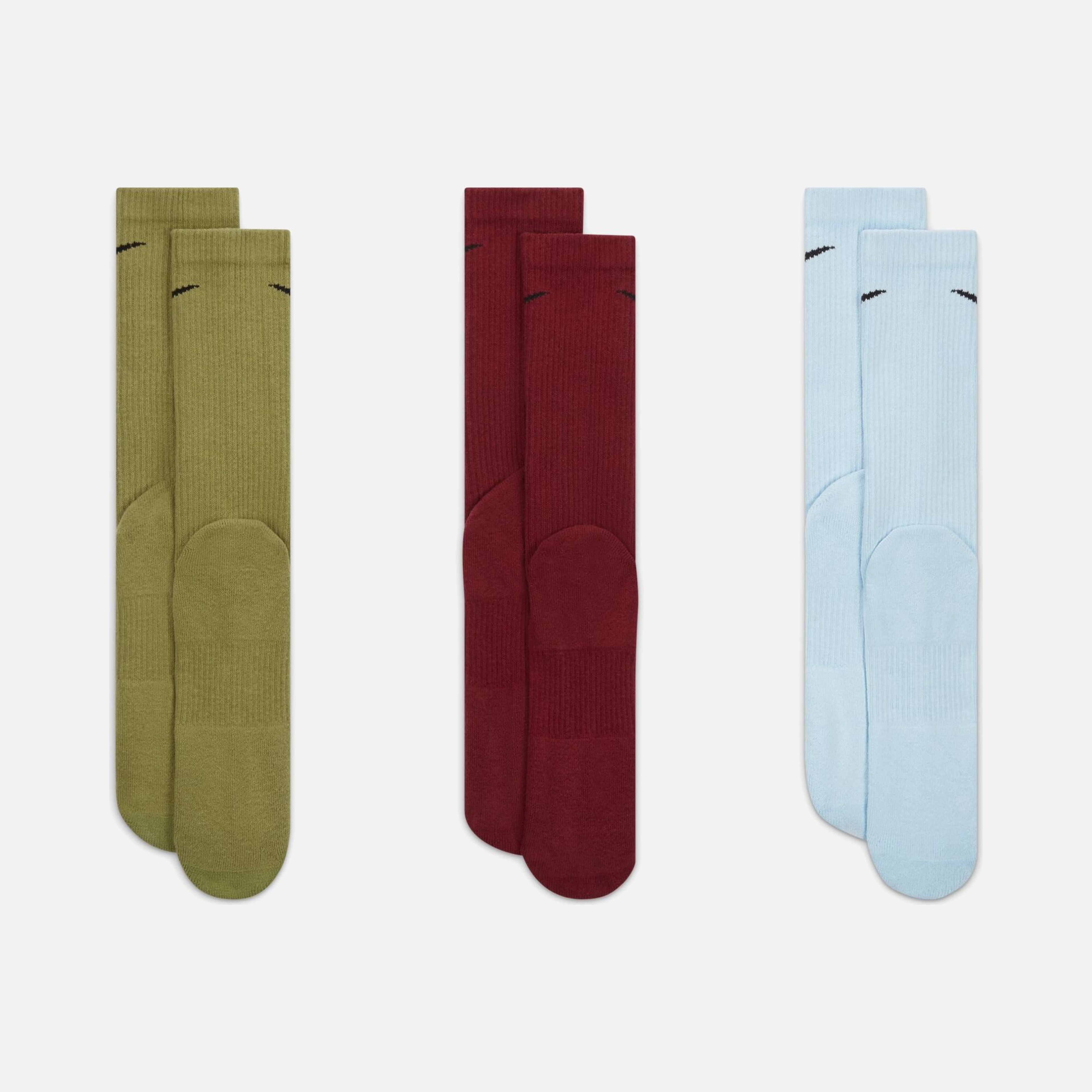 Nike Everyday Plus Cushioned Training Crew (3 Pairs) Unisex Çorap