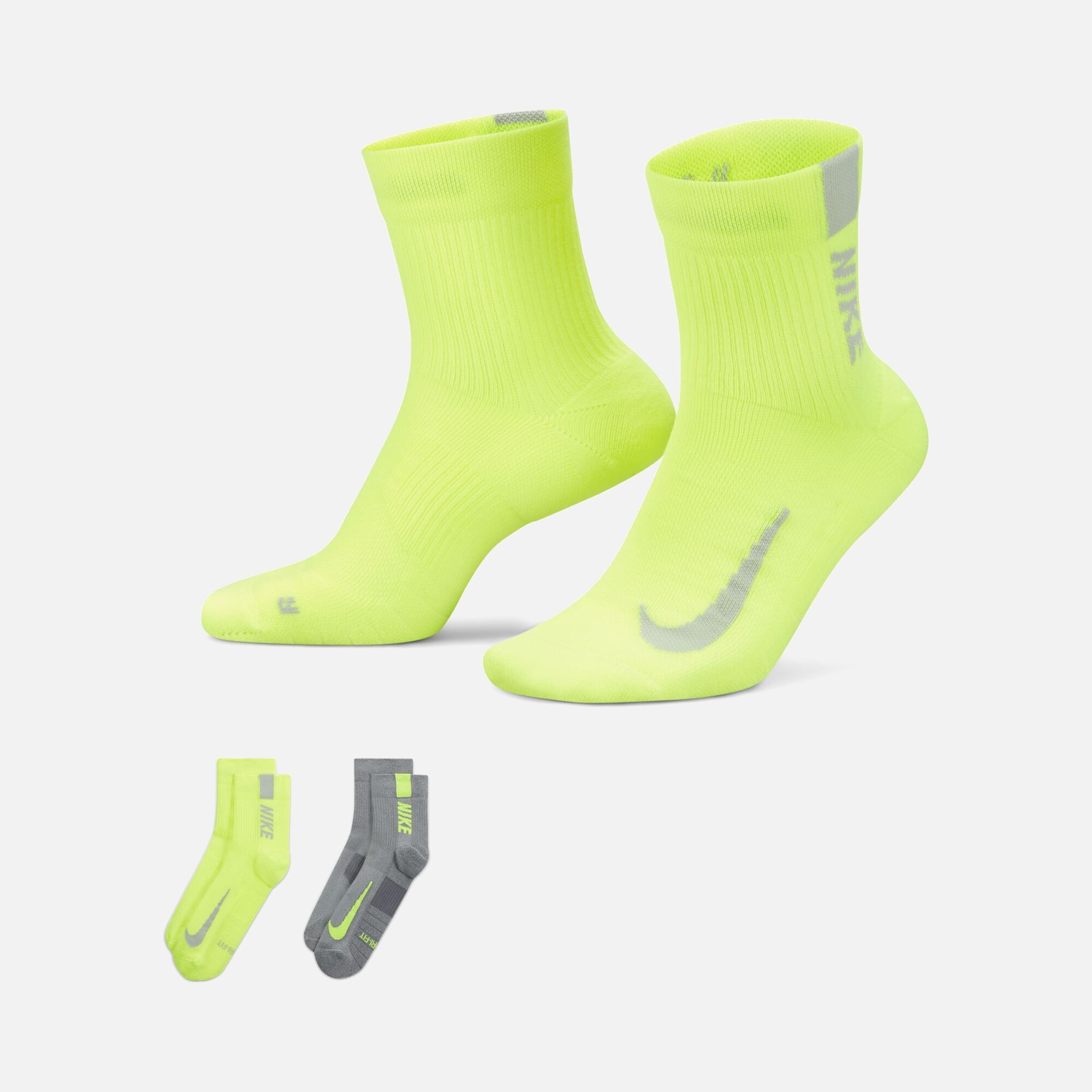 Nike Multiplier Ankle (2 Pairs) Unisex Çorap