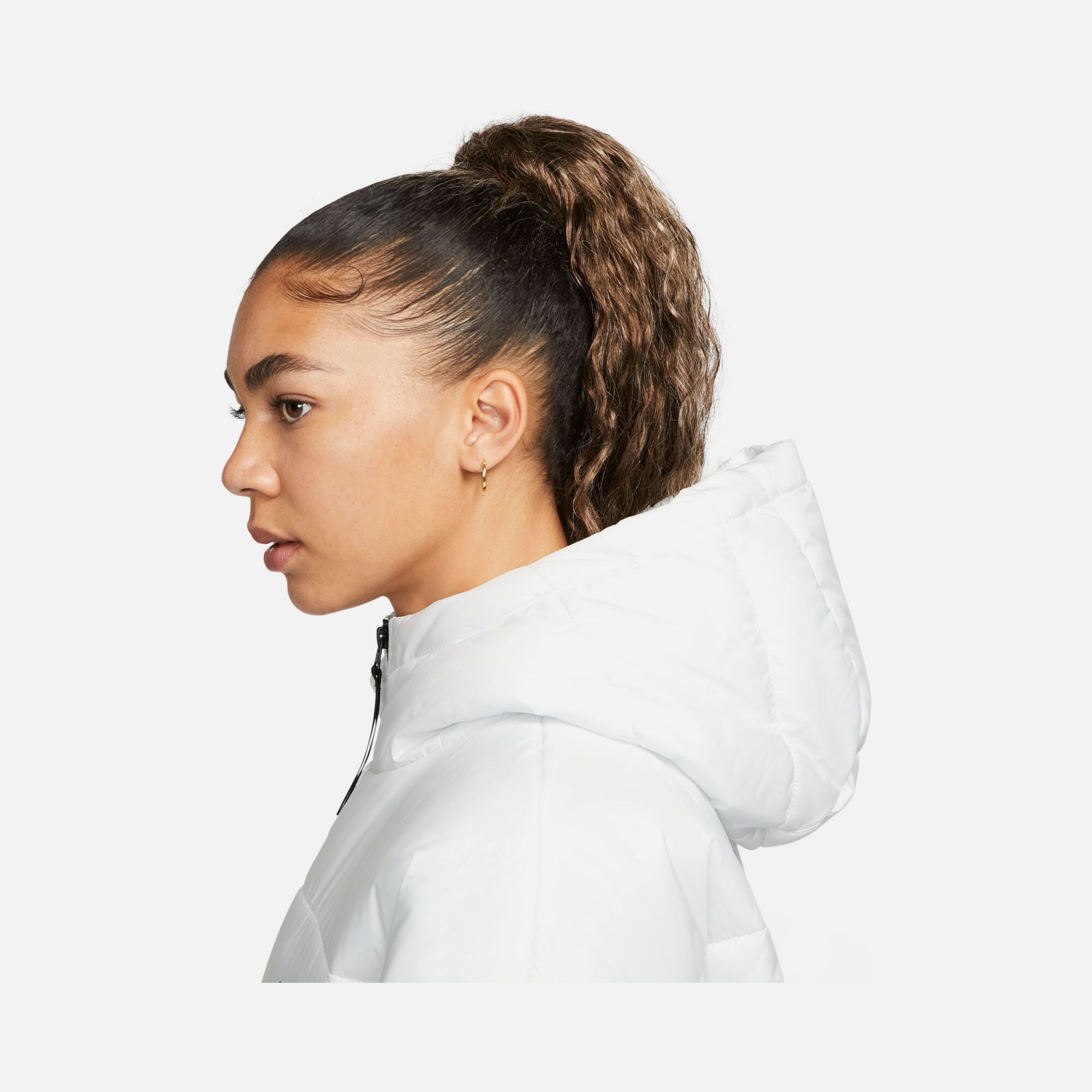 Nike Sportswear Therma-Fit Repel Synthetic-Fill Full-Zip Hoodie Kadın Mont