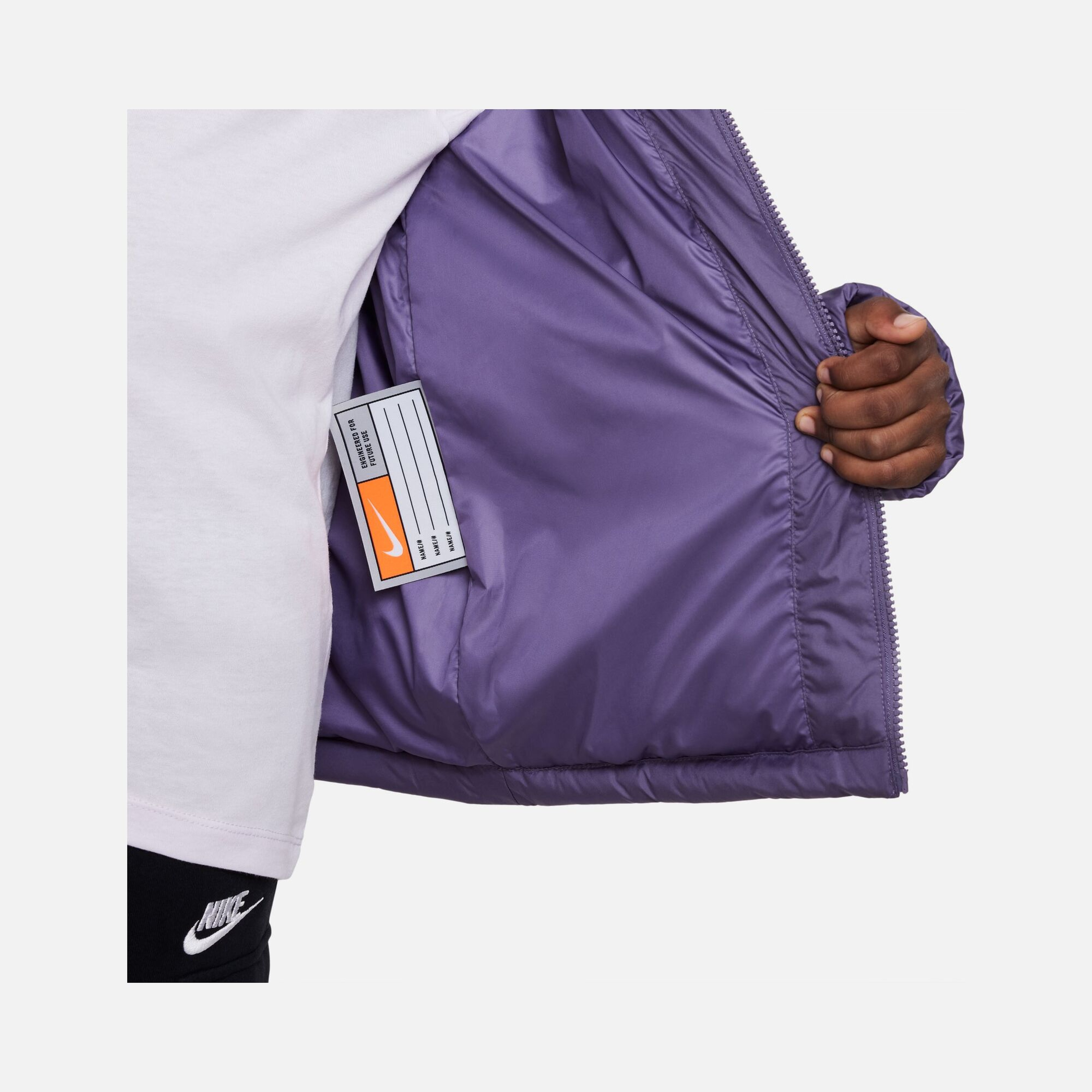 Nike Sportswear Synthetic-Fill FW22 Full-Zip Hoodie Çocuk Mont