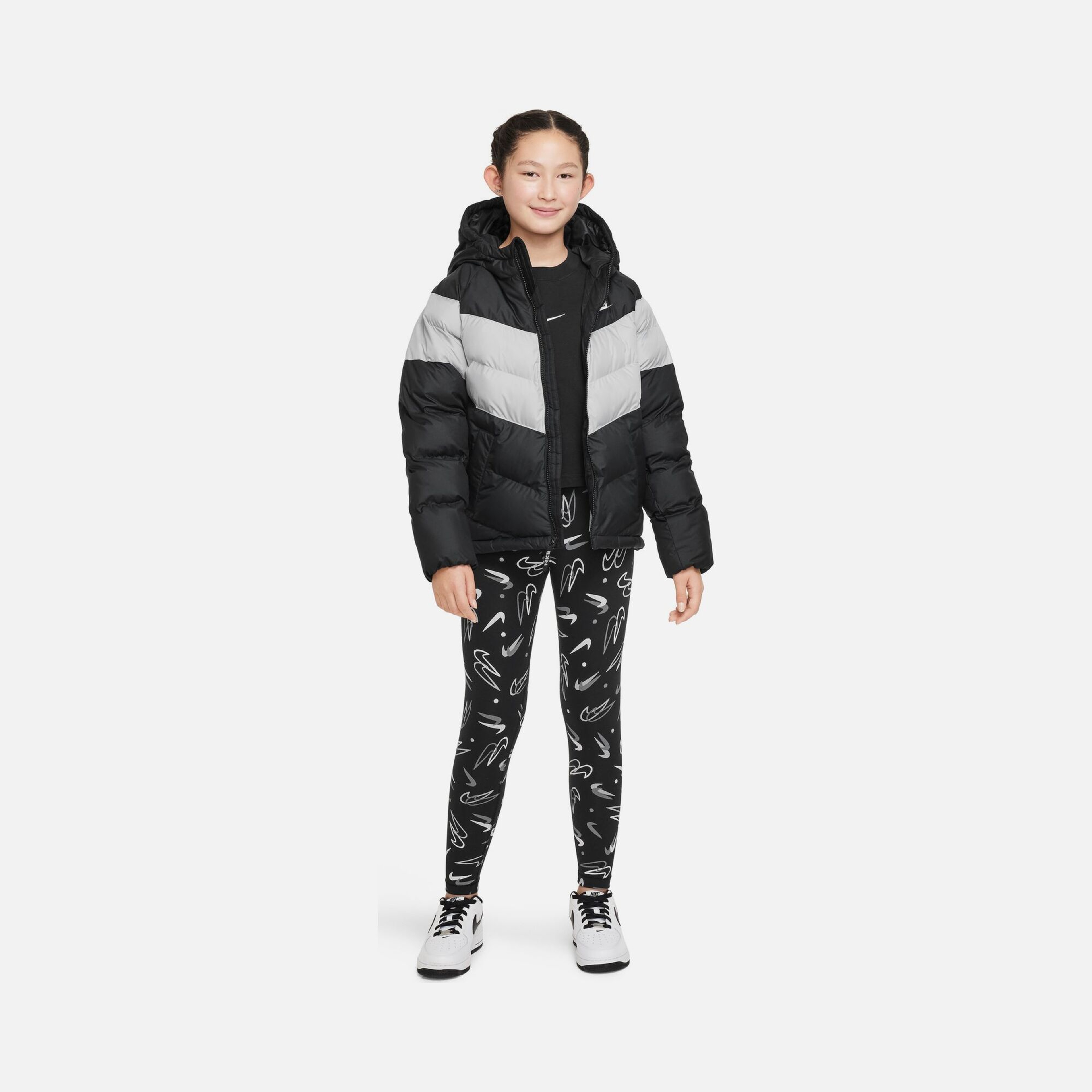 Nike Sportswear Synthetic-Fill FW22 Full-Zip Hoodie Çocuk Mont