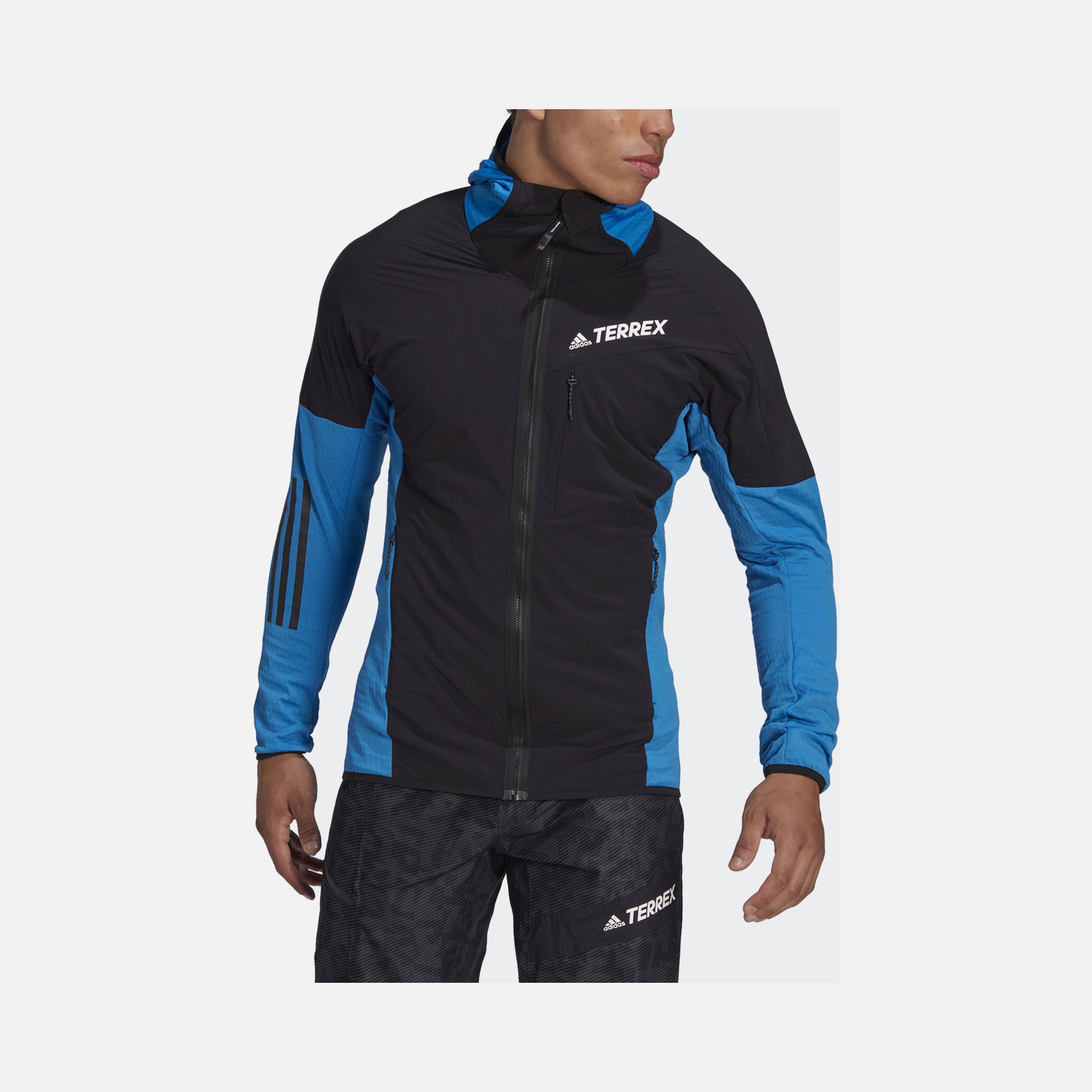 adidas Terrex Techrock Flooce Wind Full-Zip Hoodie Erkek Ceket