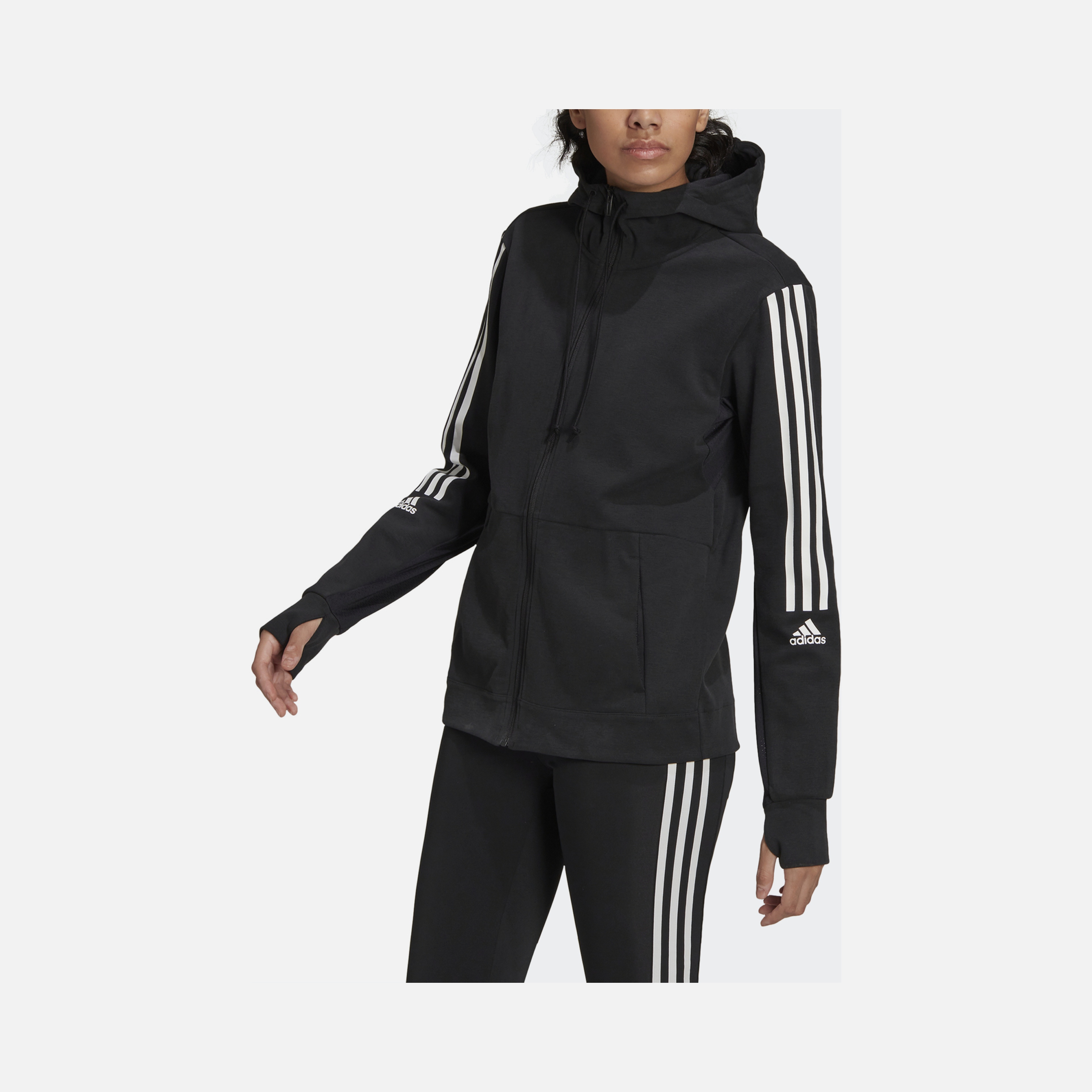 adidas AEROREADY Made for Training Full-Zip Hoodie Kadın Sweatshirt