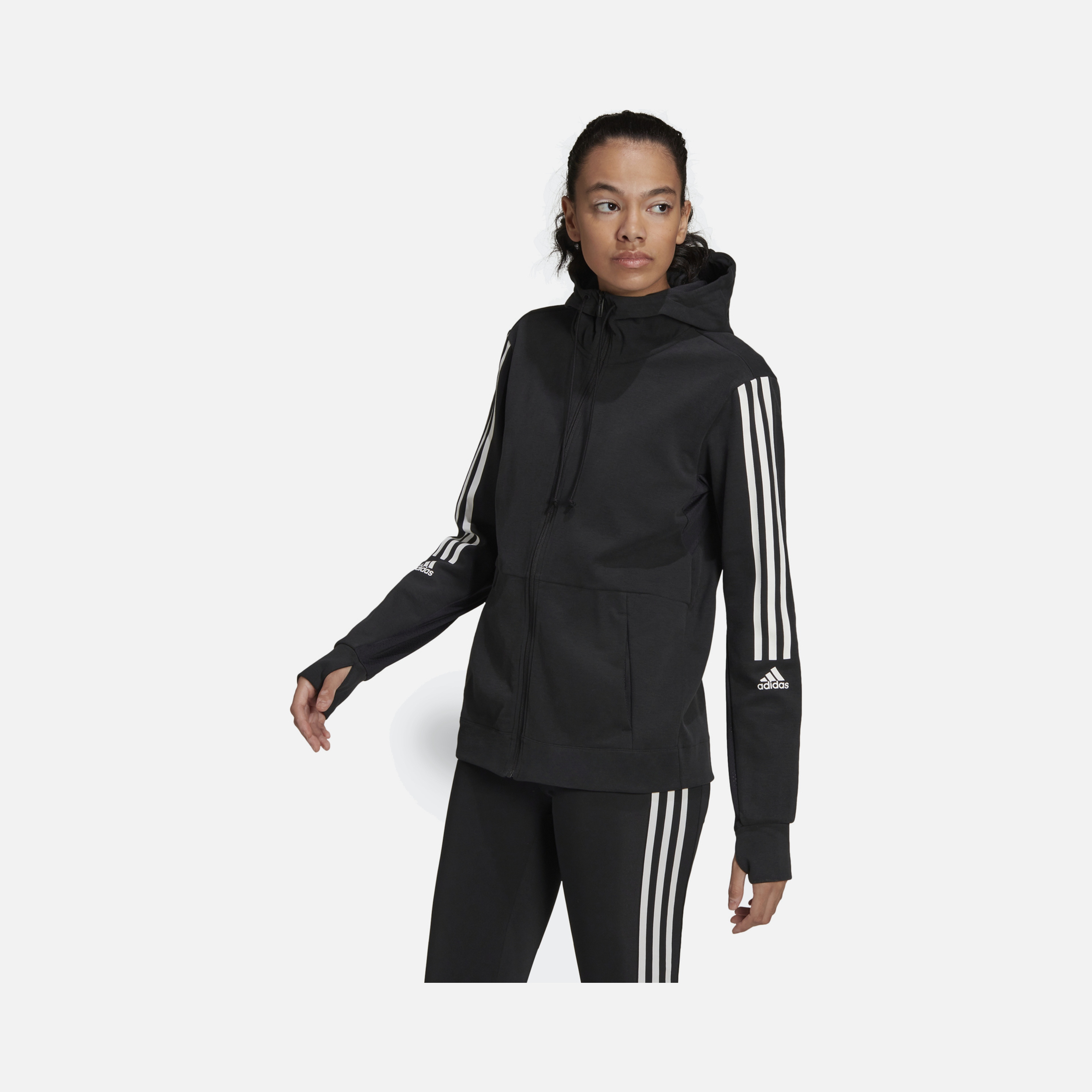 adidas AEROREADY Made for Training Full-Zip Hoodie Kadın Sweatshirt