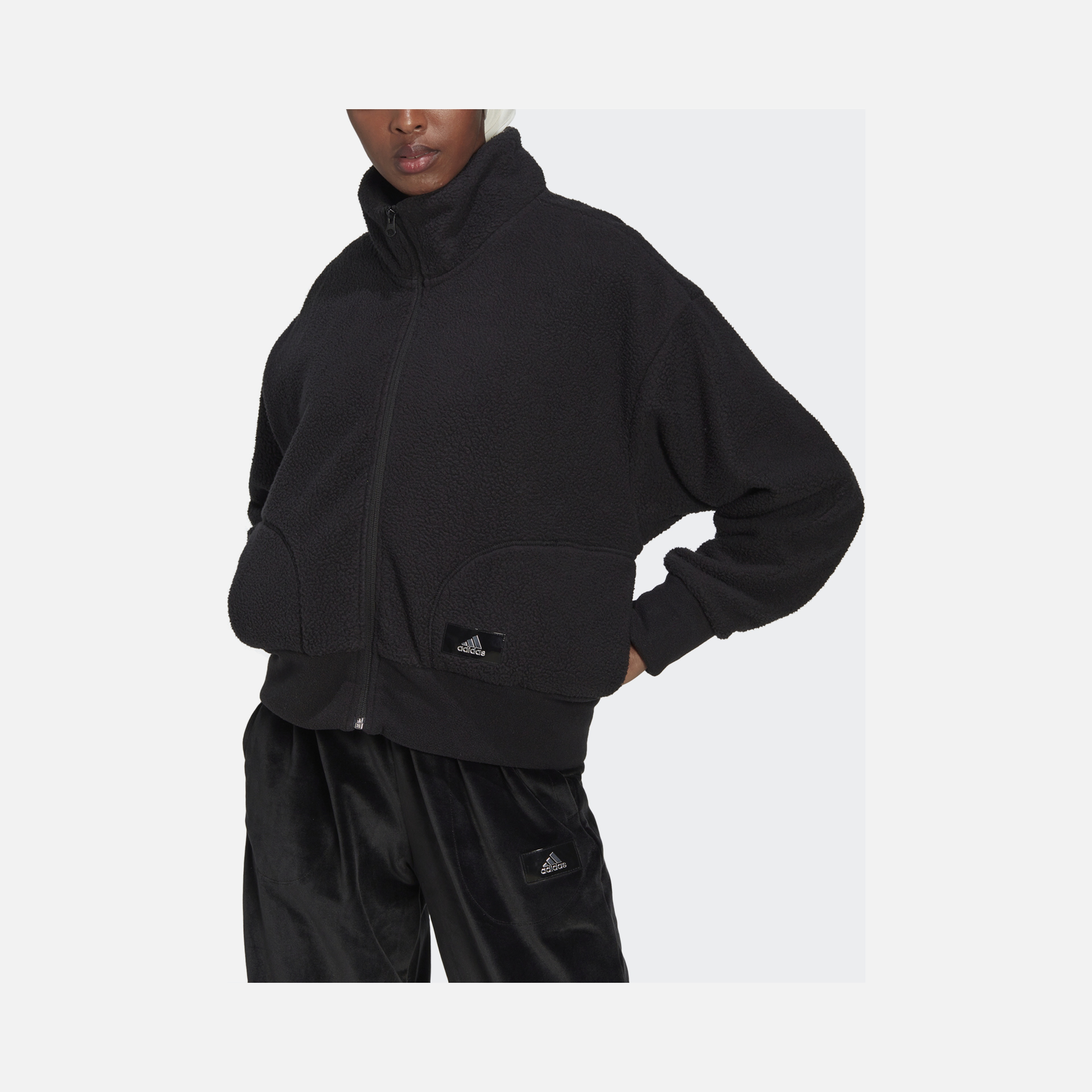 adidas Sportswear Holidayz Sherpa Full-Zip Kadın Ceket