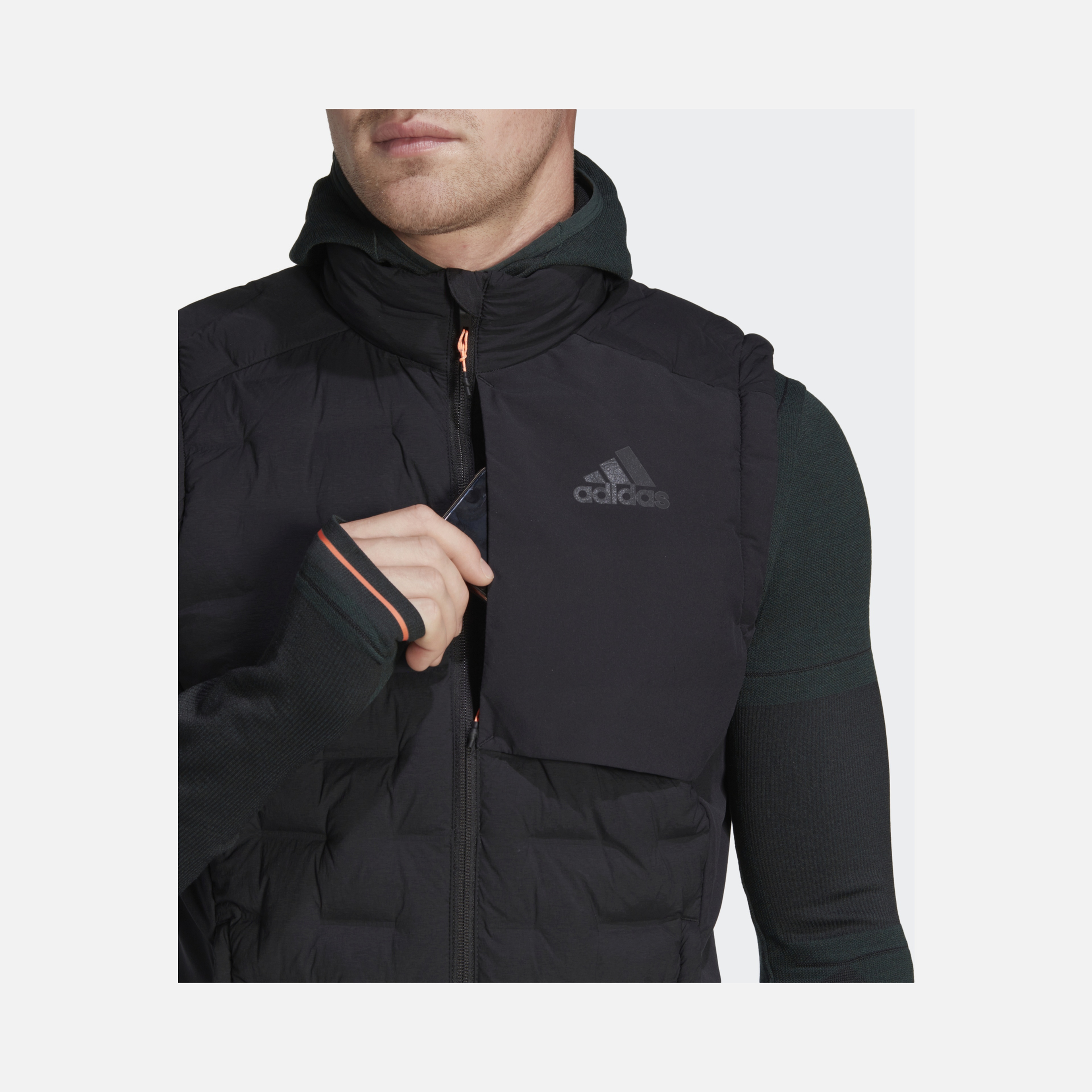 adidas X-City DWR Running Full-Zip Erkek Yelek