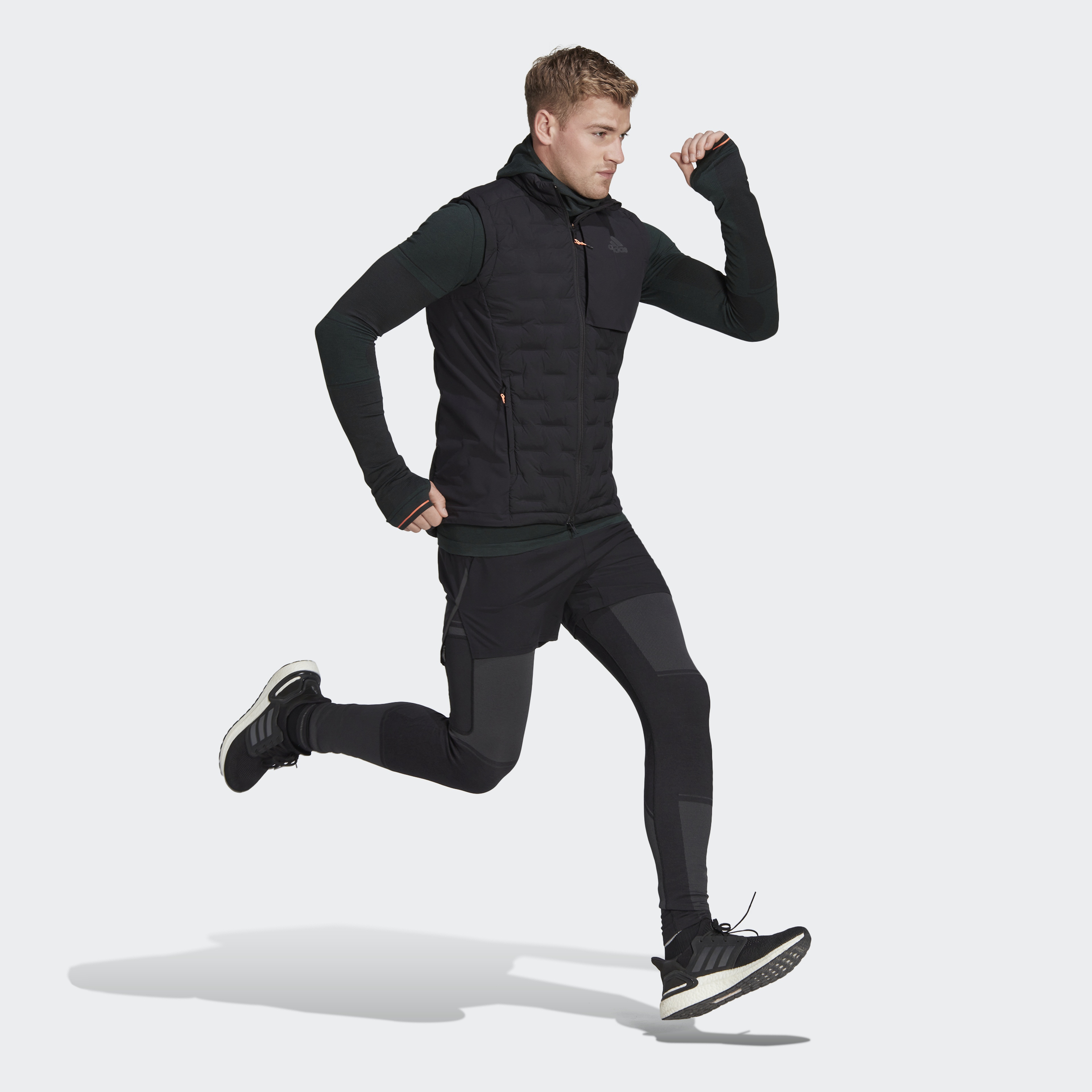 adidas X-City DWR Running Full-Zip Erkek Yelek