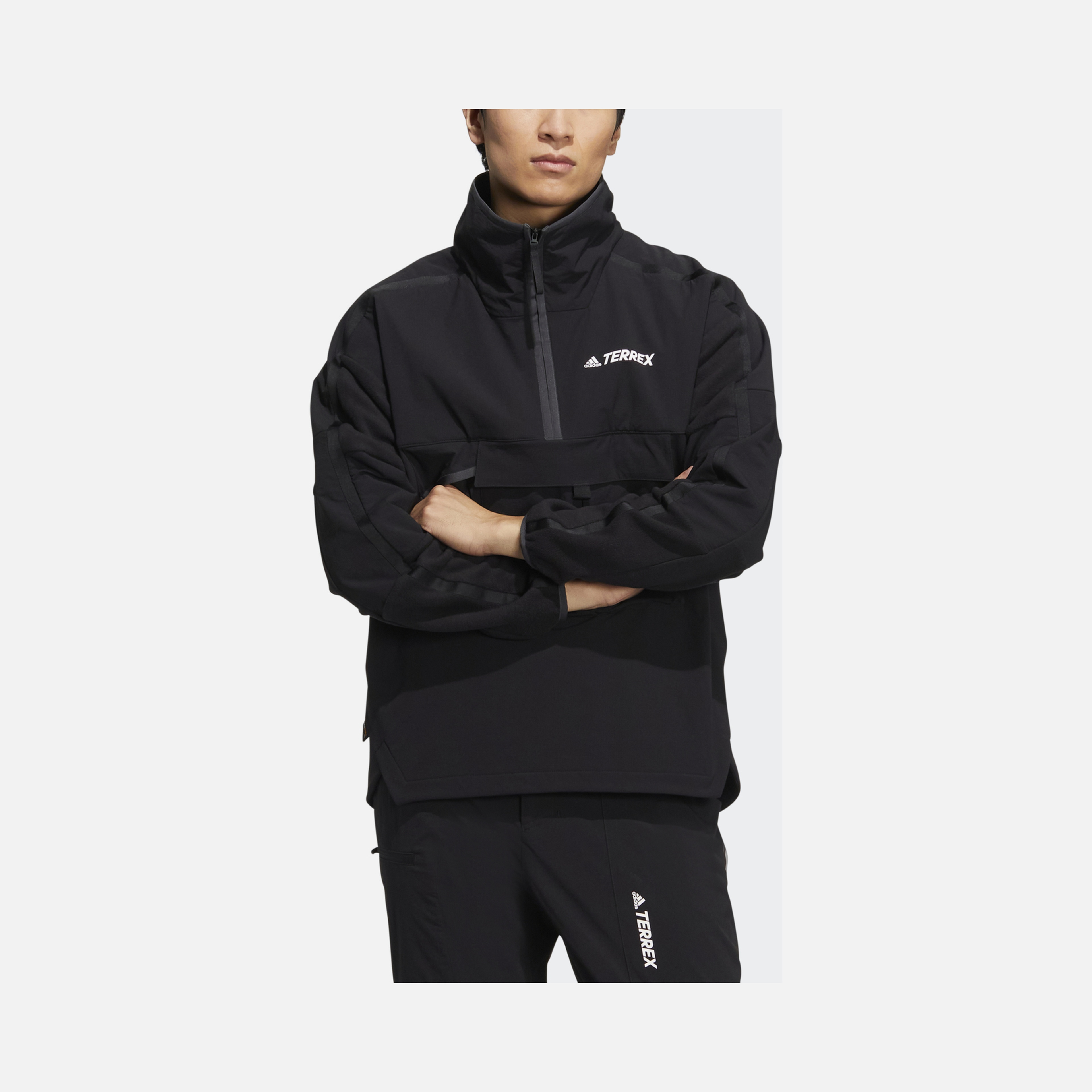 adidas Terrex Utilitas CORDURA® Half-Zip Erkek Sweatshirt | Barçın