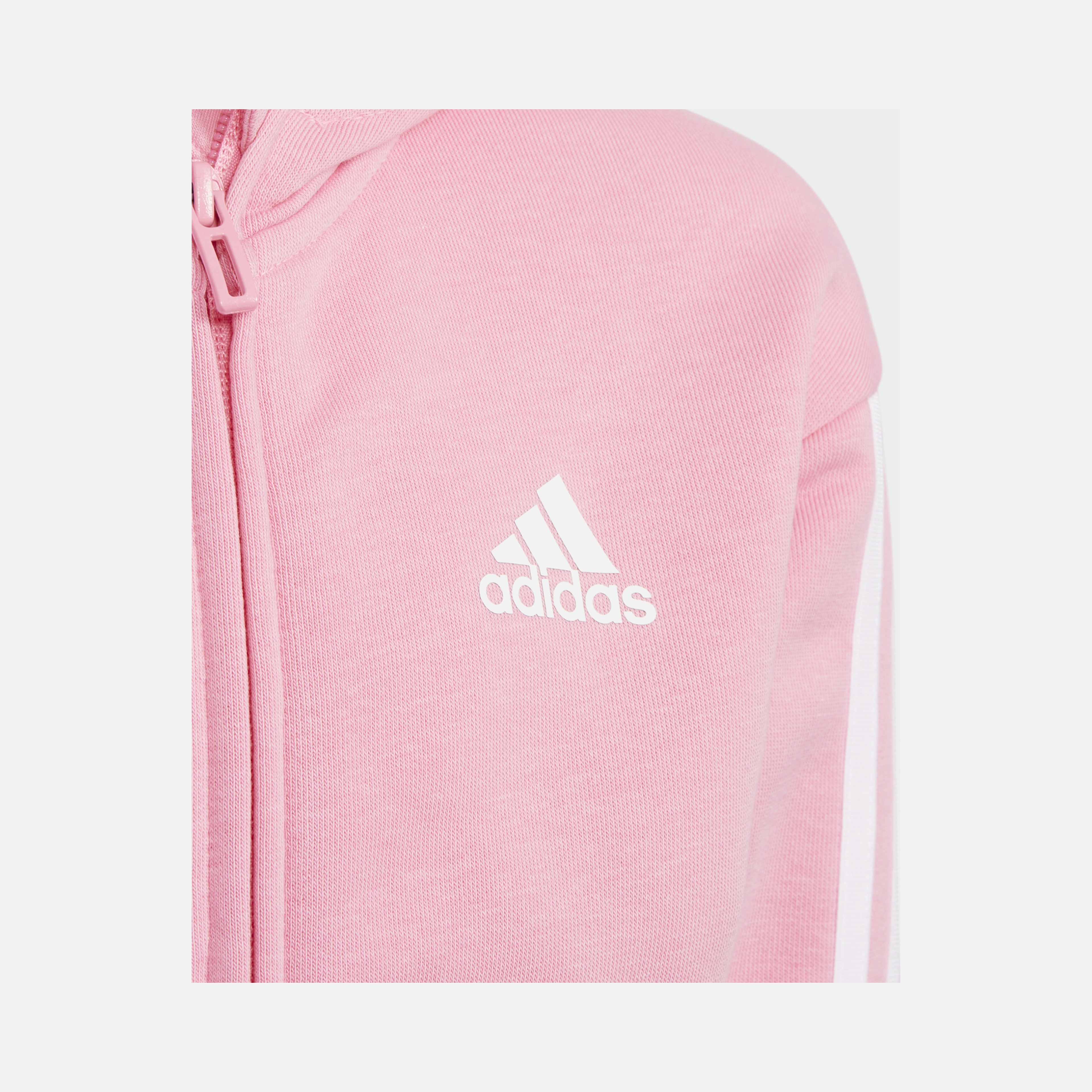 adidas Sportswear 3-Stripes French Terry AEROREADY Full-Zip Hoodie Çocuk Eşofman Takımı