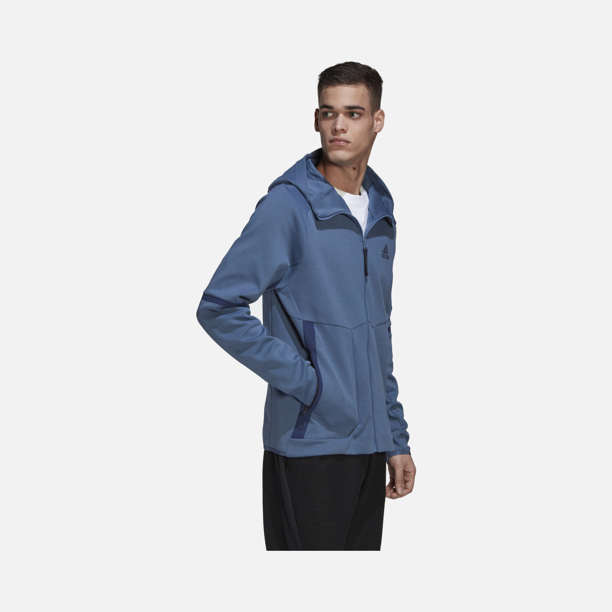 adidas Designed for Gameday Full-Zip Hoodie Erkek Sweatshirt | Barçın