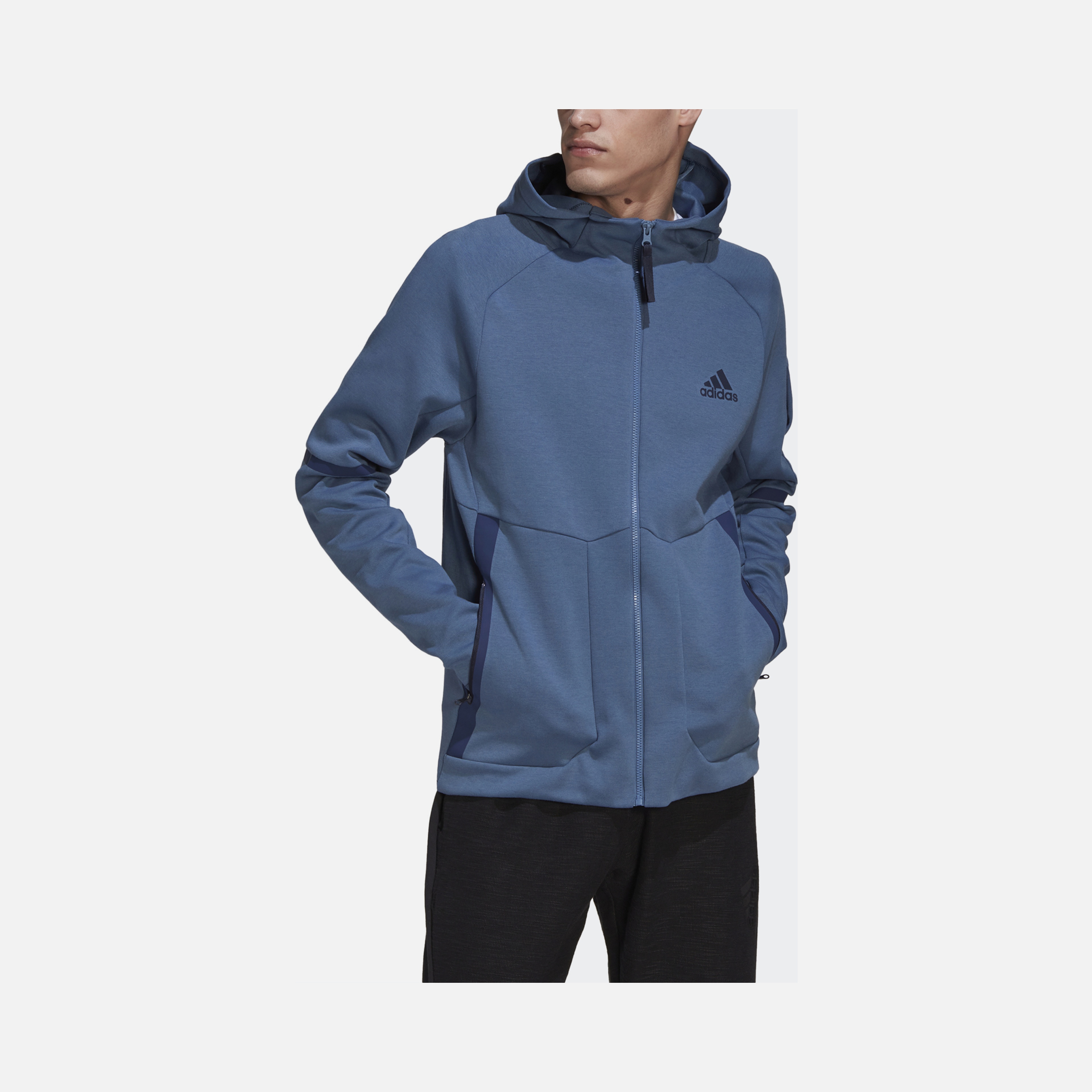 adidas Designed for Gameday Full-Zip Hoodie Erkek Sweatshirt | Barçın