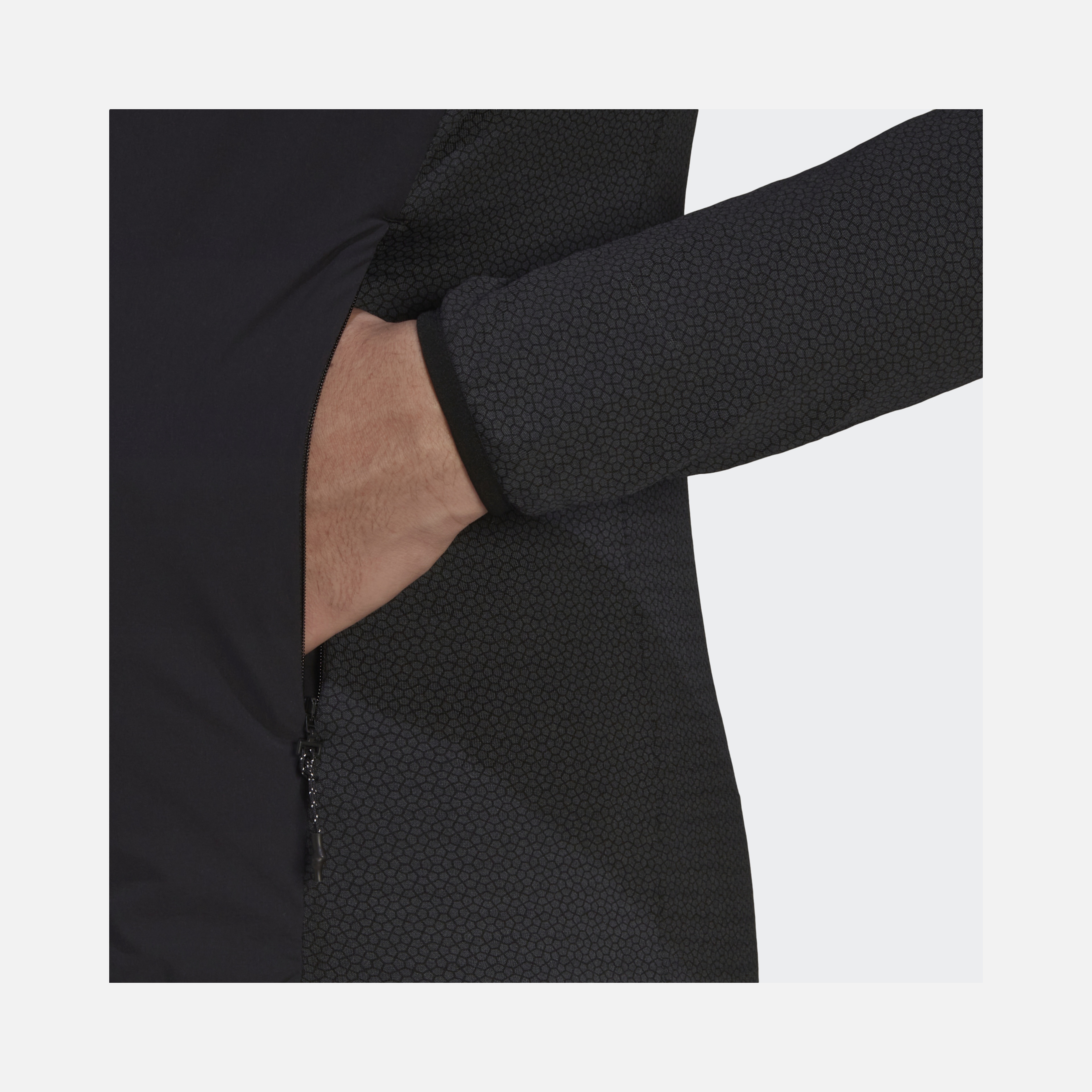 adidas Terrex Techrock Flooce Wind Full-Zip Hoodie Erkek Ceket