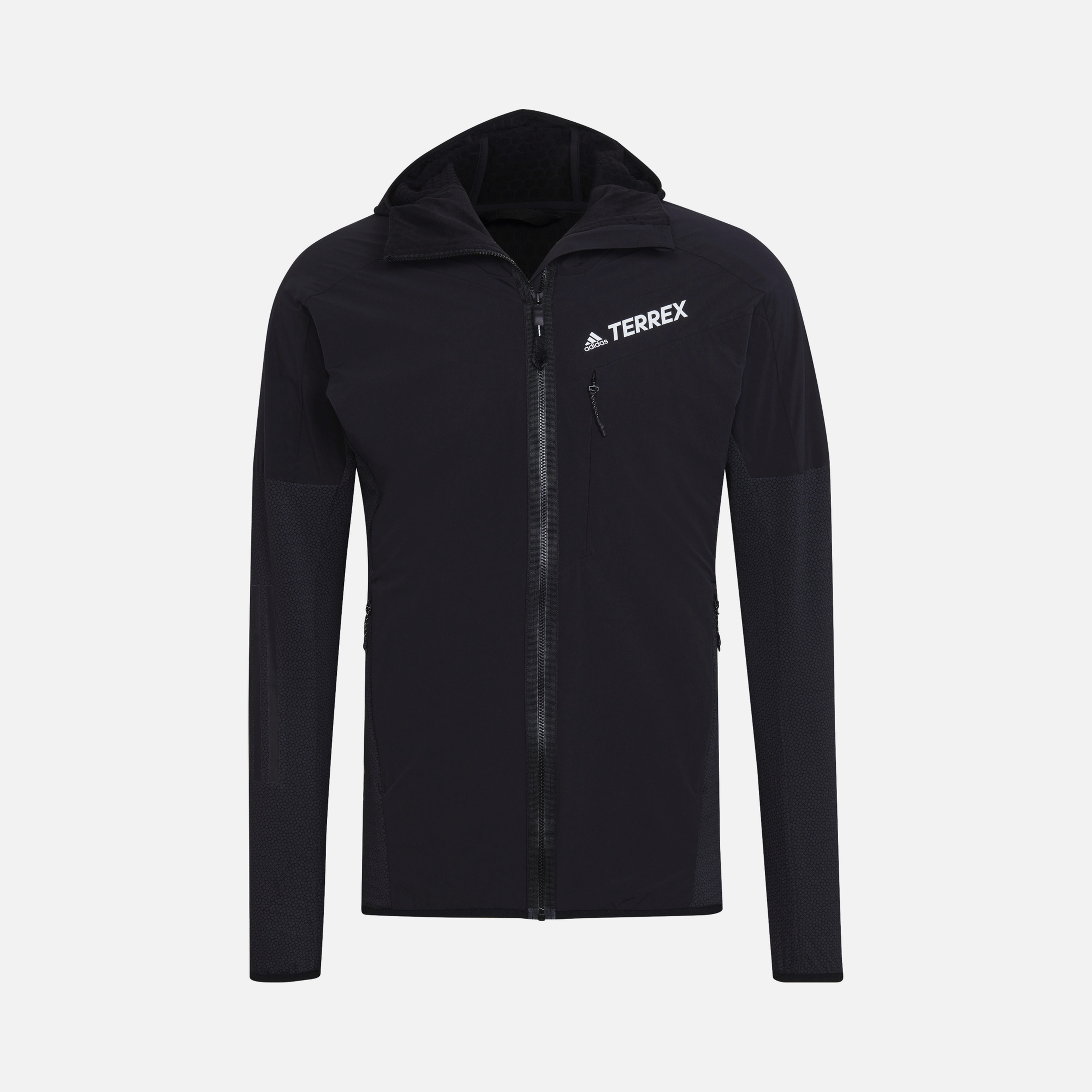 adidas Terrex Techrock Flooce Wind Full-Zip Hoodie Erkek Ceket