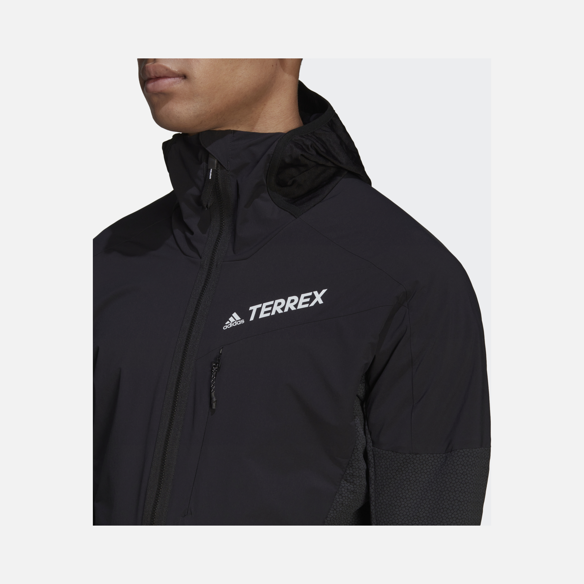 adidas Terrex Techrock Flooce Wind Full-Zip Hoodie Erkek Ceket