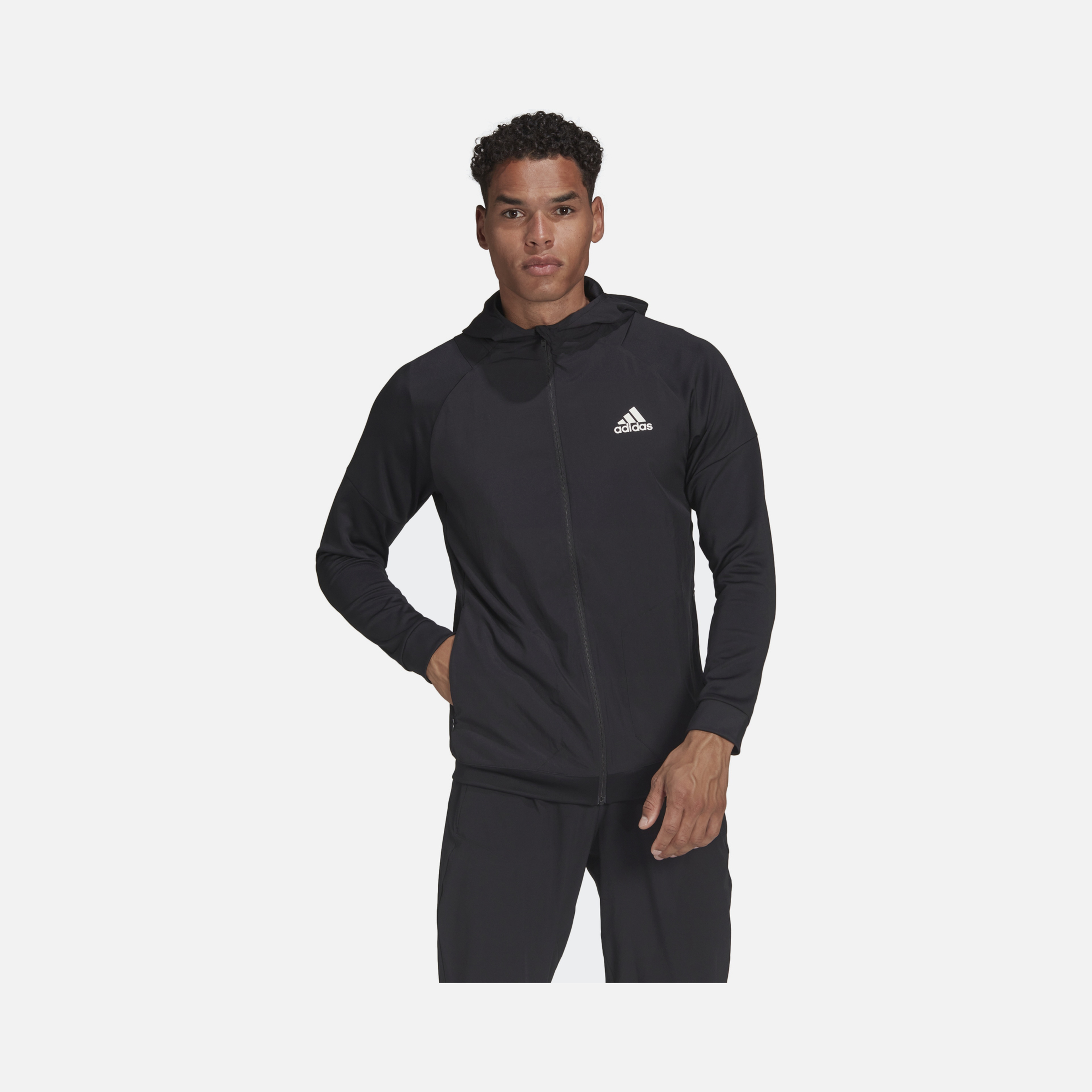 adidas AEROREADY Training Full-Zip Hoodie Erkek Ceket