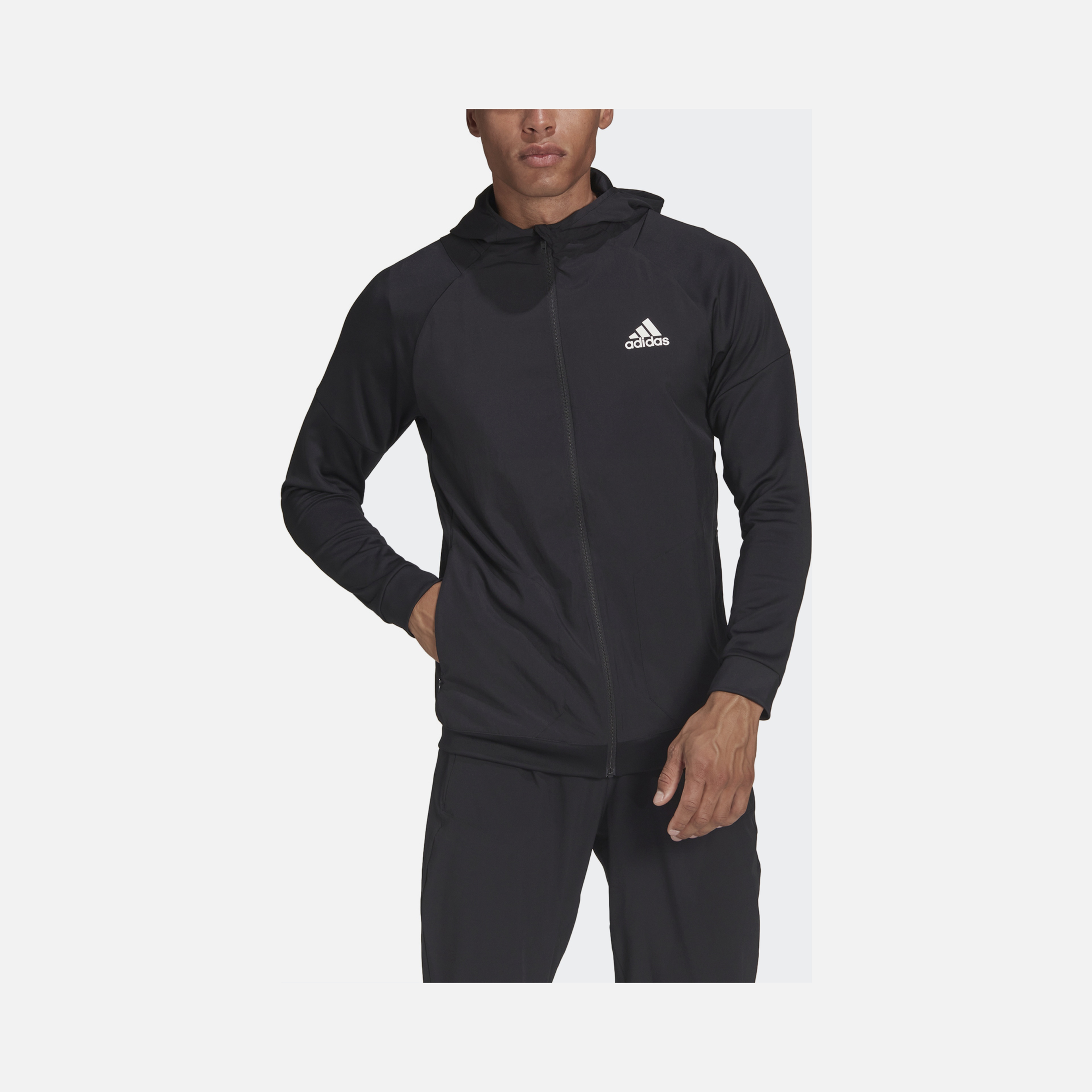 adidas AEROREADY Training Full-Zip Hoodie Erkek Ceket