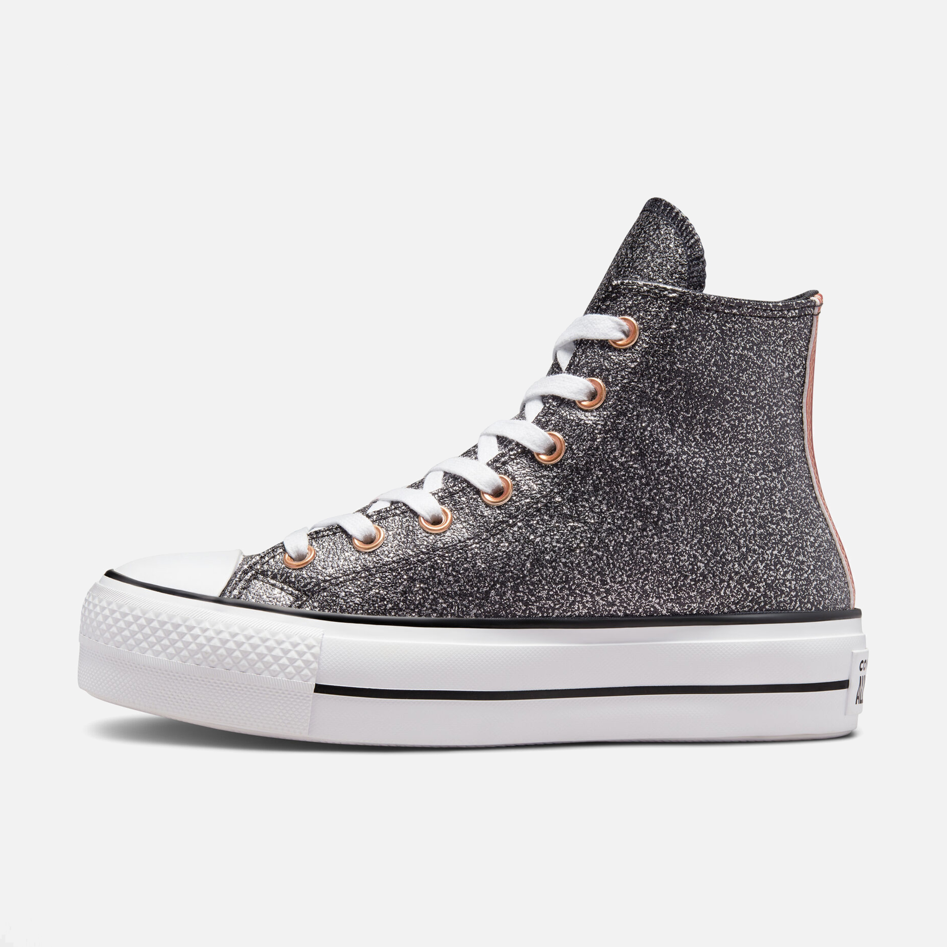 Converse Chuck Taylor All Star Lift Platform Metallic Glitter High Kadın Spor Ayakkabı