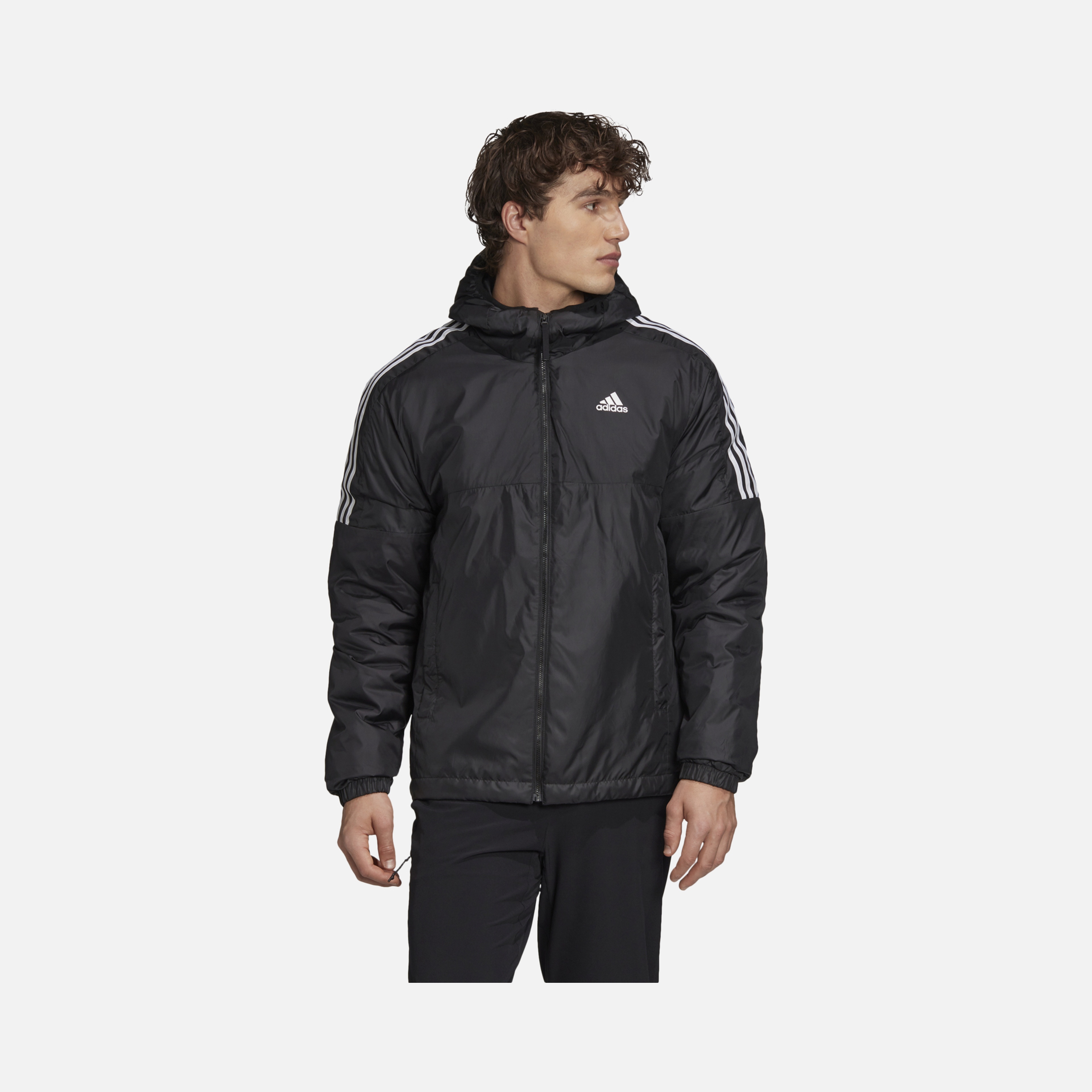 adidas Essentials Insulated Full-Zip Hoodie Erkek Mont